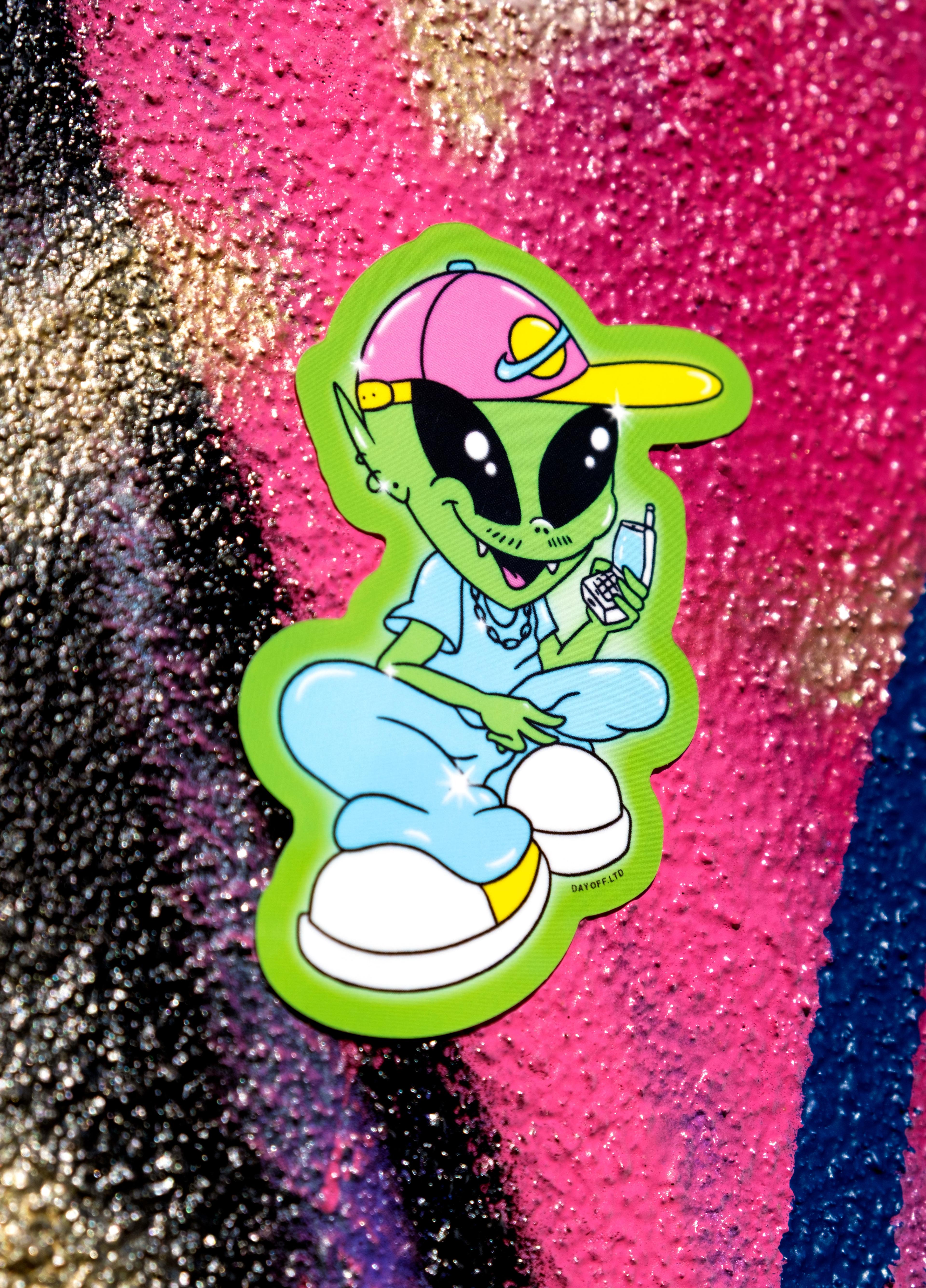Alternate View 2 of Amazin Alien Sticker