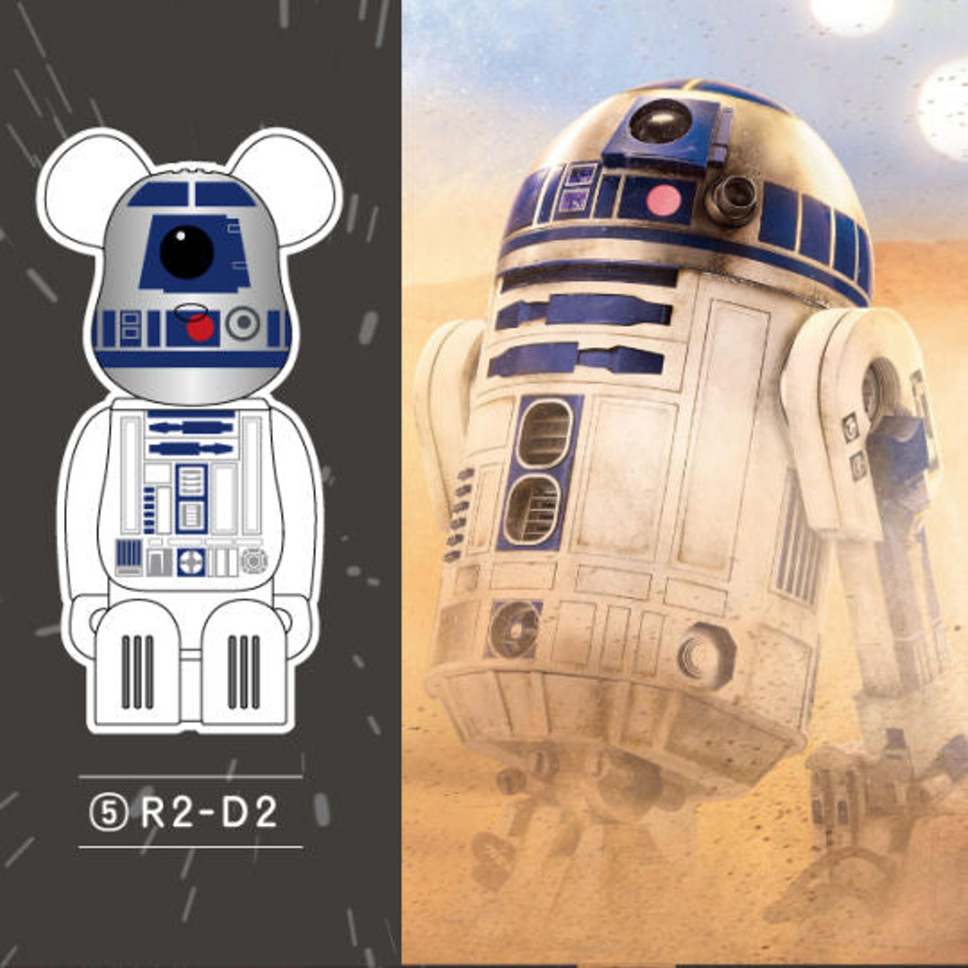 Alternate View 4 of Medicom Toy BE＠RBRICK Cleverin Star Wars 6 Piece Compete Set L