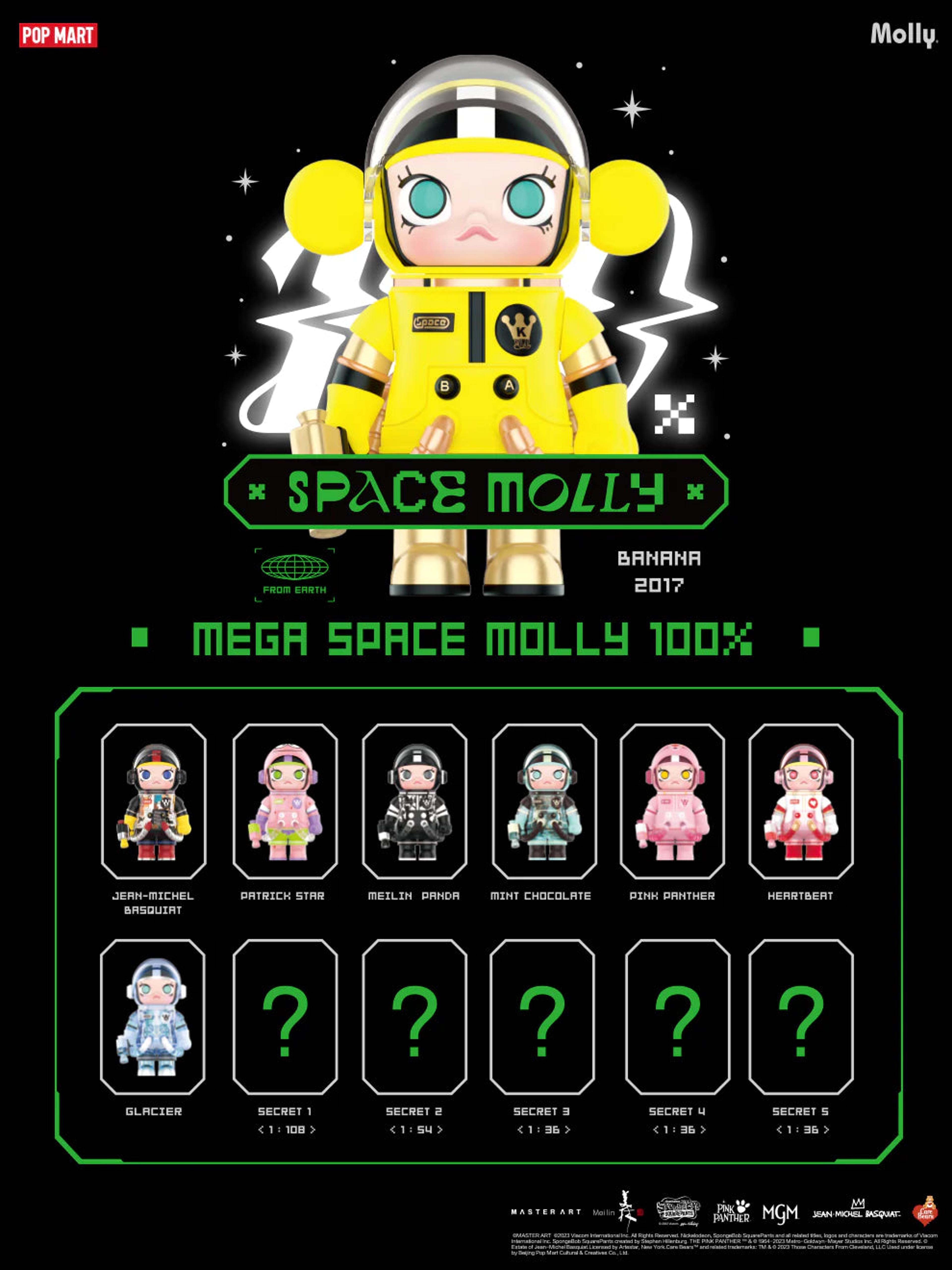 Alternate View 2 of POP MART MEGA Space Molly 100% Series 2-B Blind Box