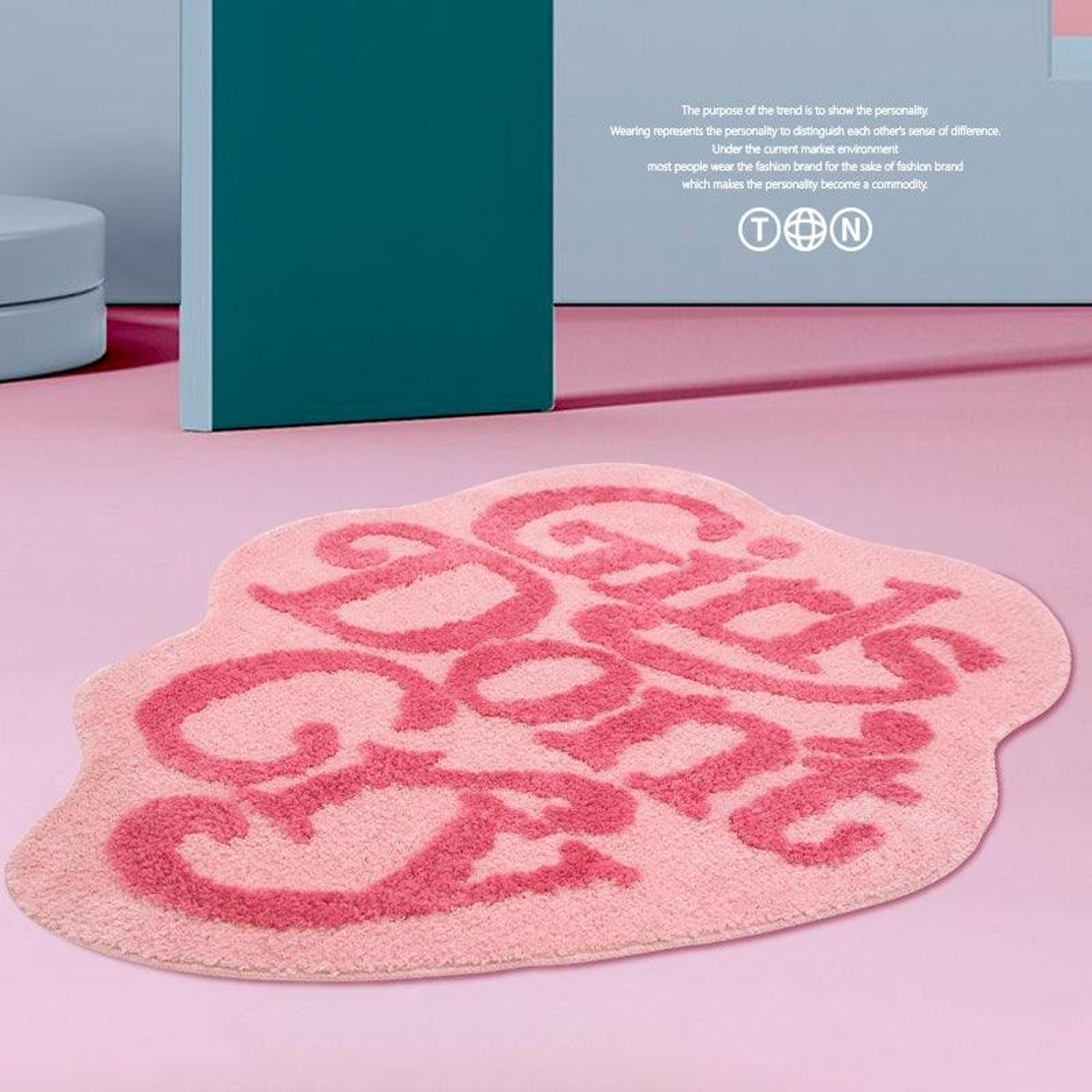 Alternate View 4 of Girls Don’t Cry Rug Pink