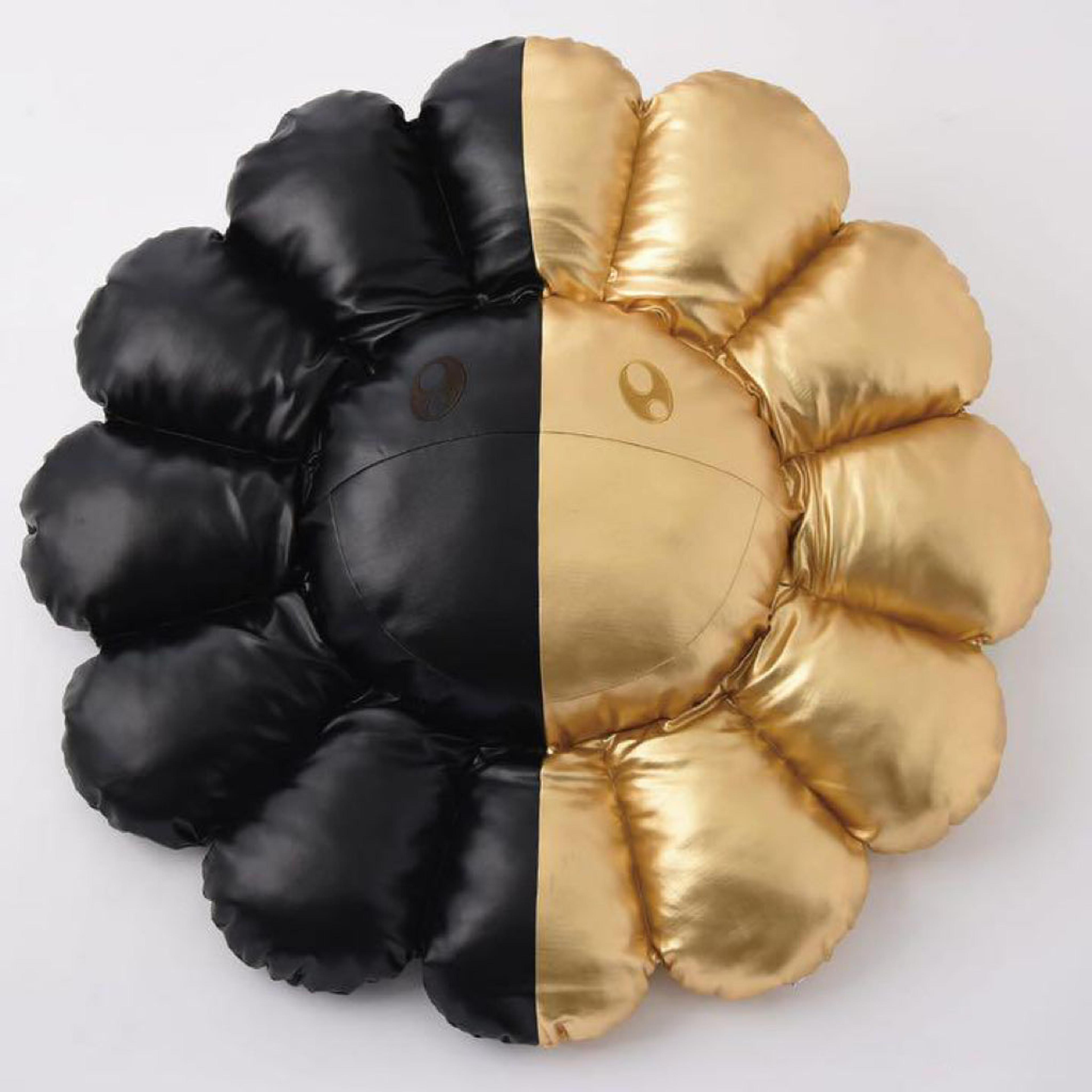 Alternate View 1 of Takashi Murakami x HIKARU Collaboration Flower Plush Black/Gold