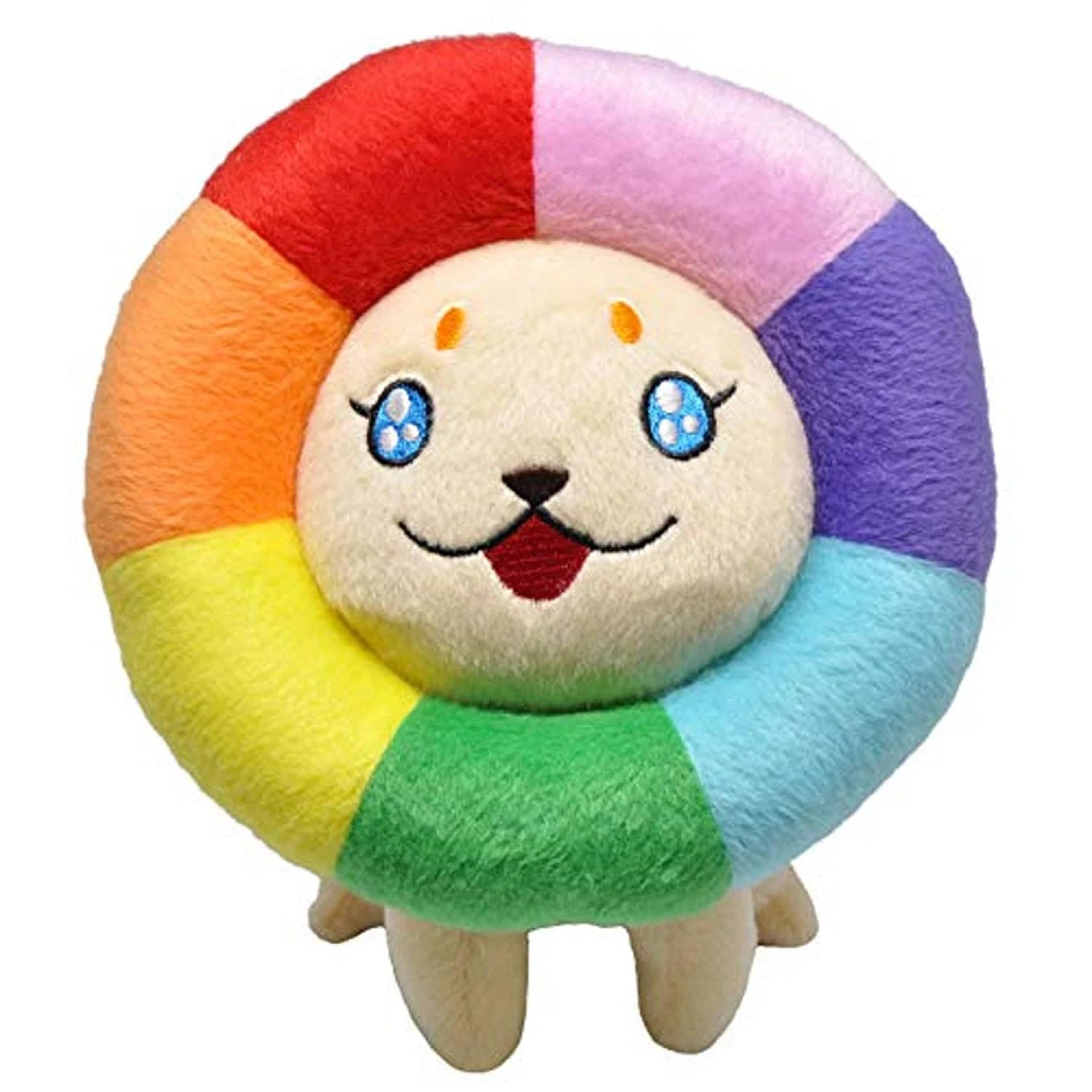 Takashi Murakami Yume Lion Plush Figure rainbow kaikai kiki