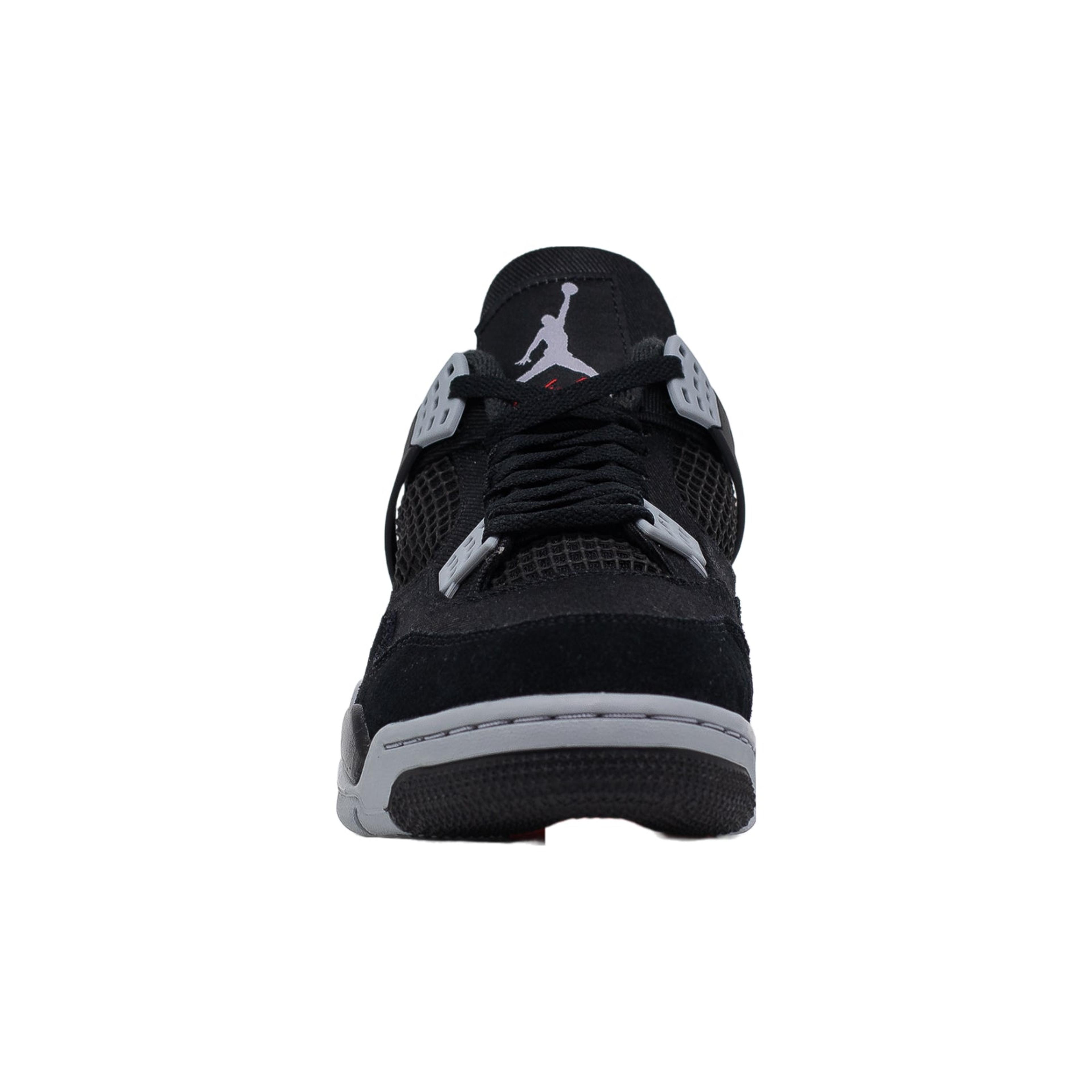 Alternate View 2 of Air Jordan 4, Black Canvas