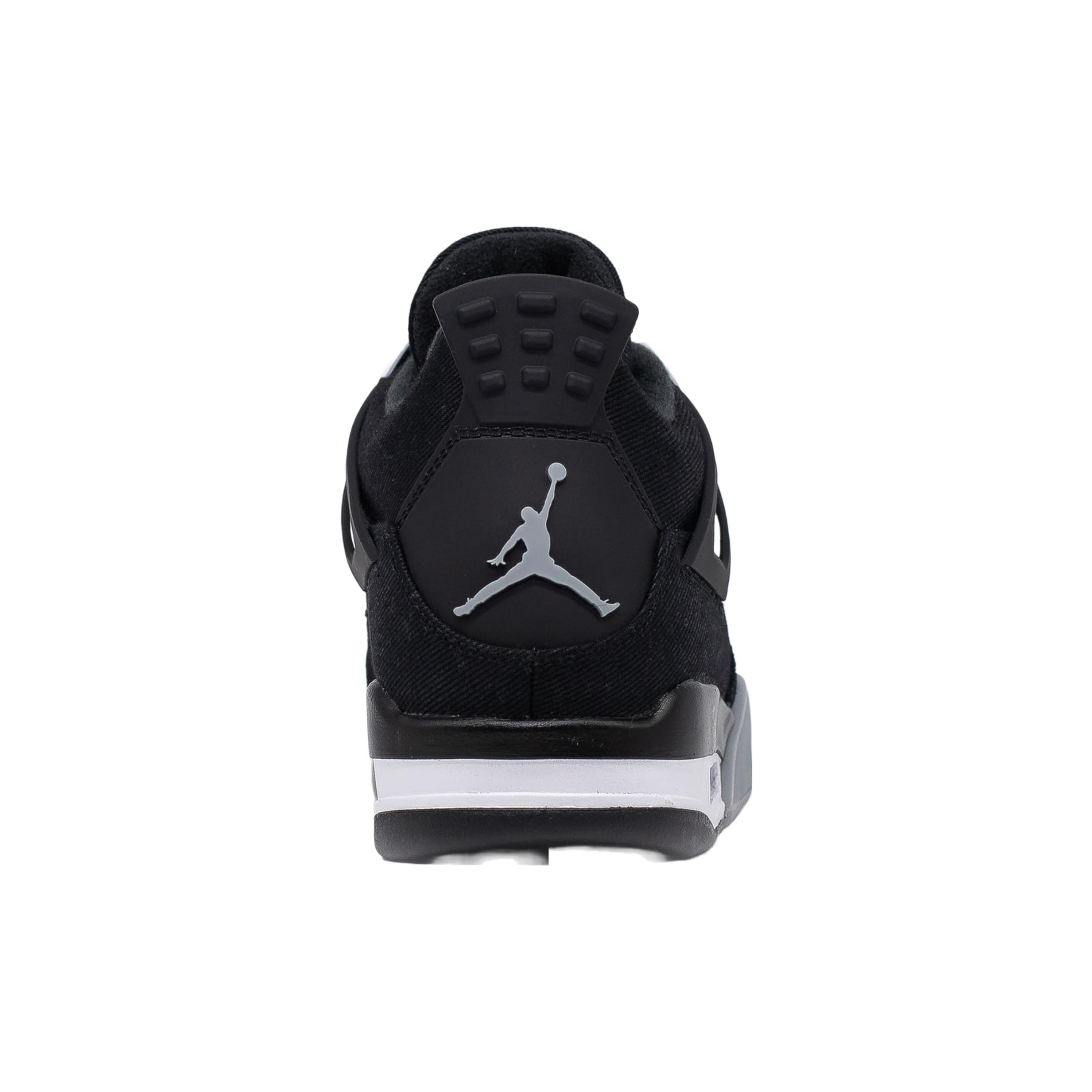 Alternate View 3 of Air Jordan 4, Black Canvas