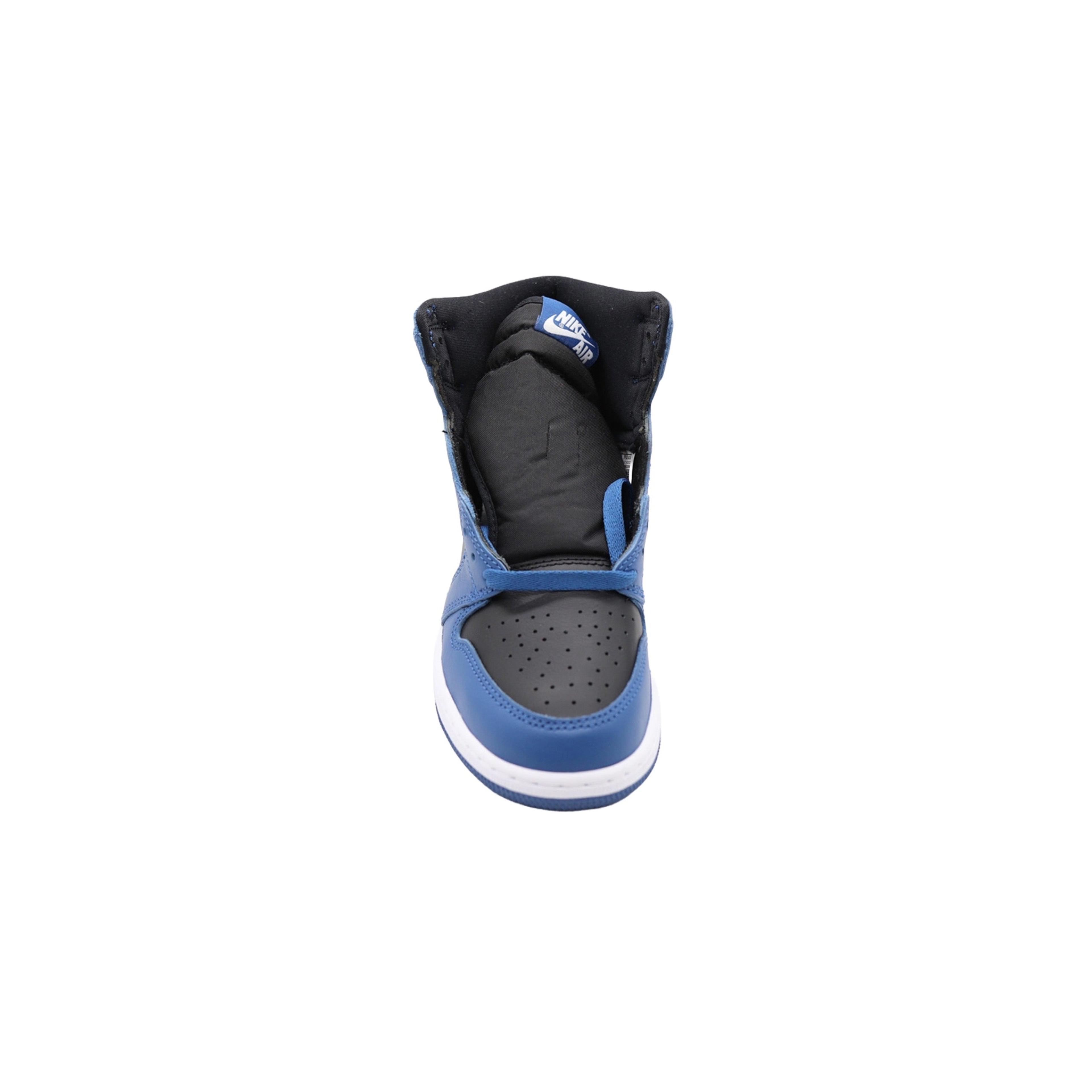 Alternate View 3 of Air Jordan 1 High (PS), Dark Marina Blue