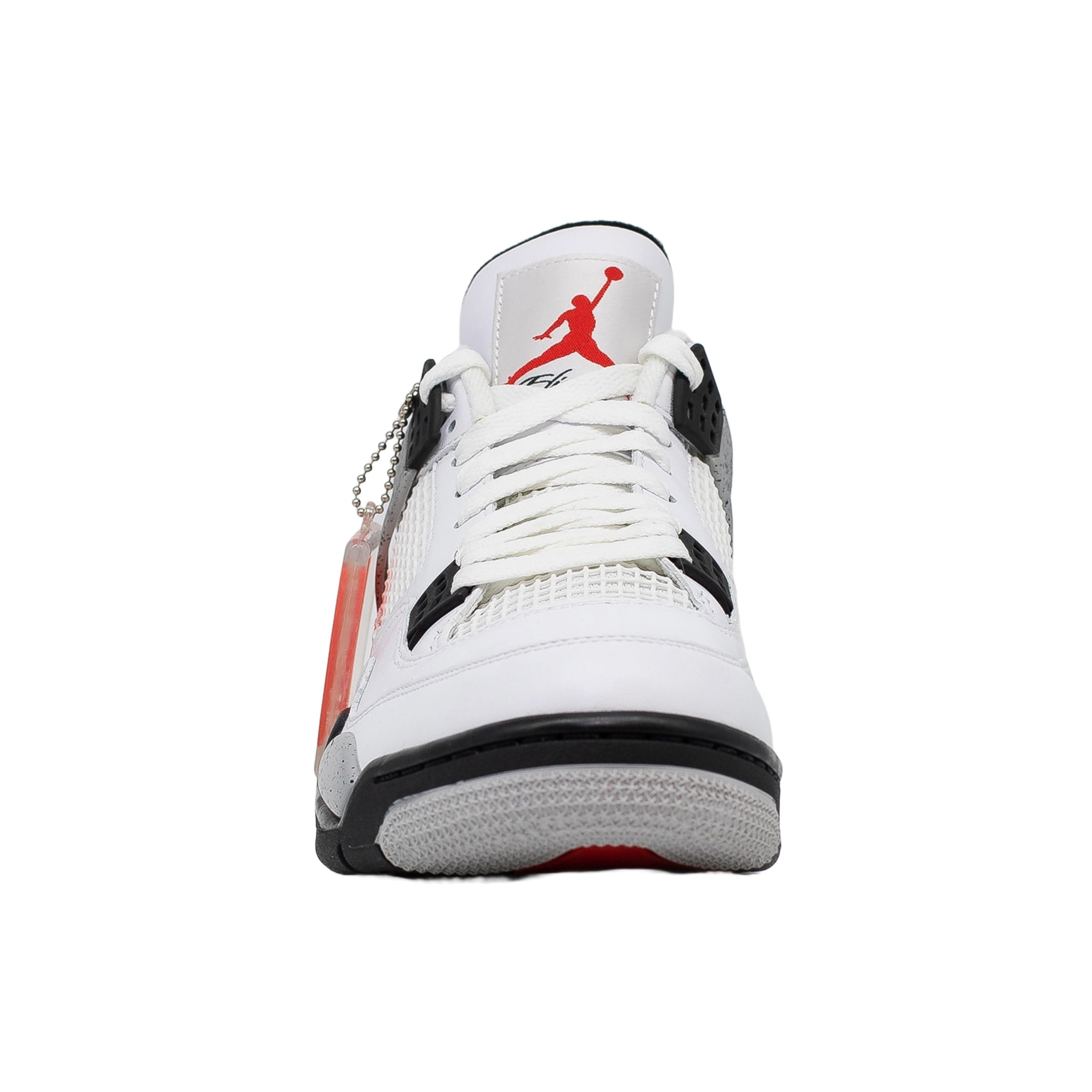 Alternate View 3 of Air Jordan 4, White Cement (2016)