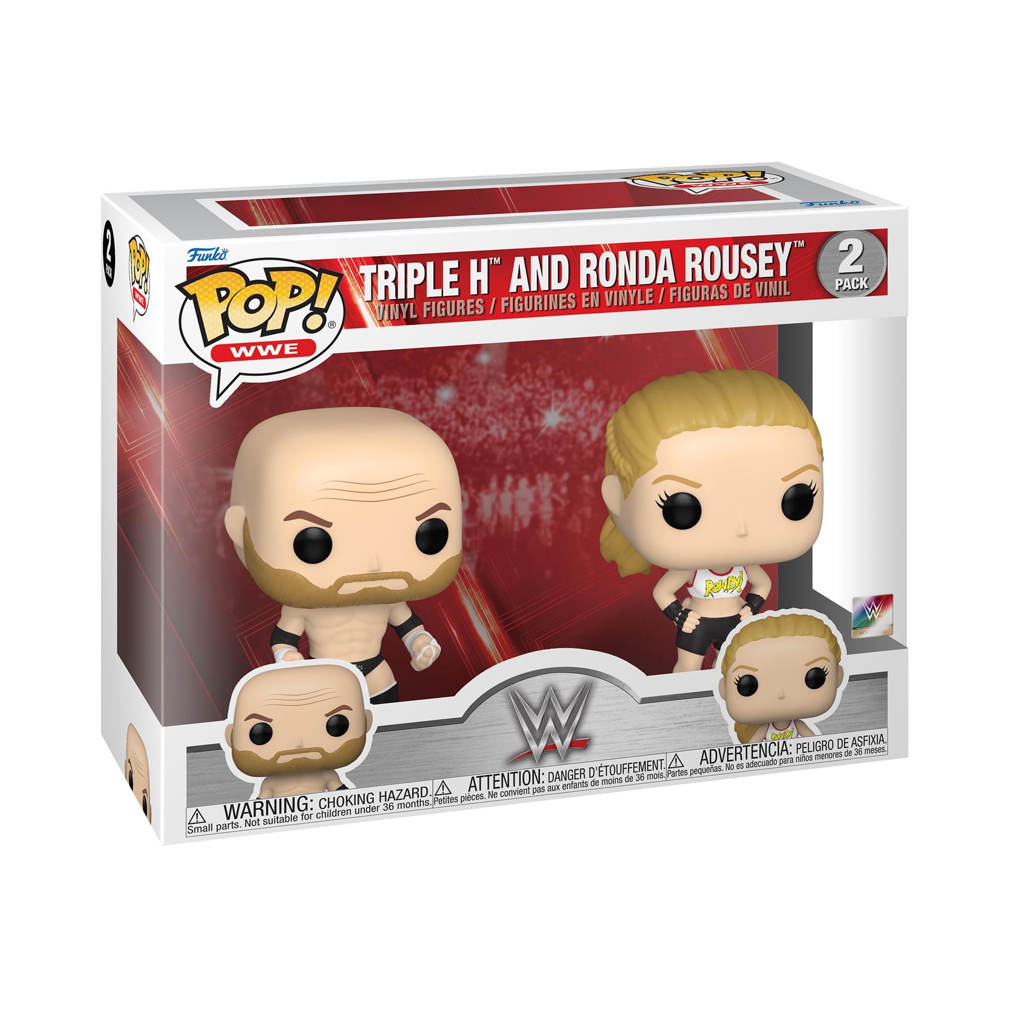 Funko POP! WWE - Triple H and Ronda Rousey #2-Pack