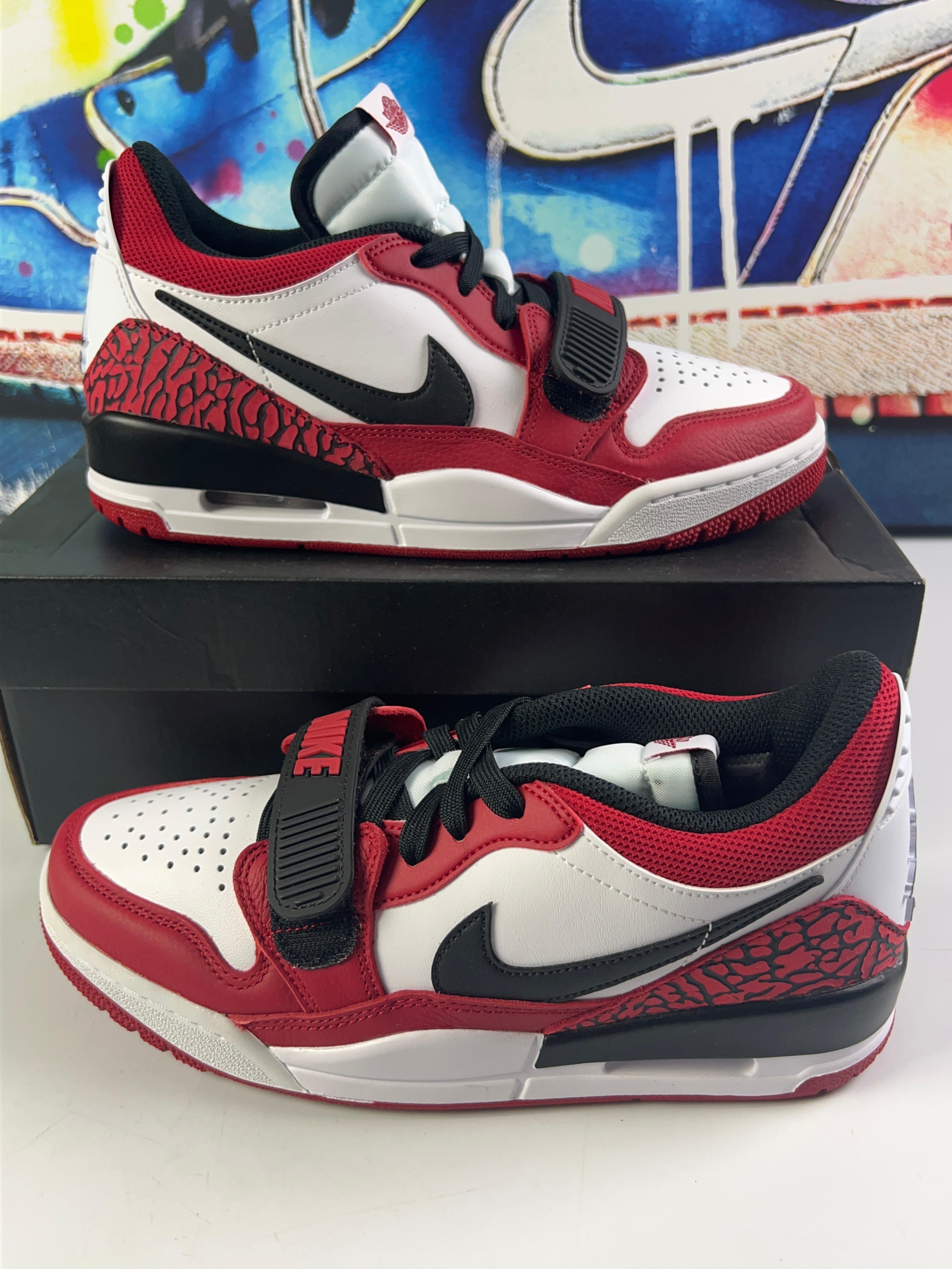 Nike Air Jordan Legacy 312 Low Chicago Mens Size 7 Red White Bla