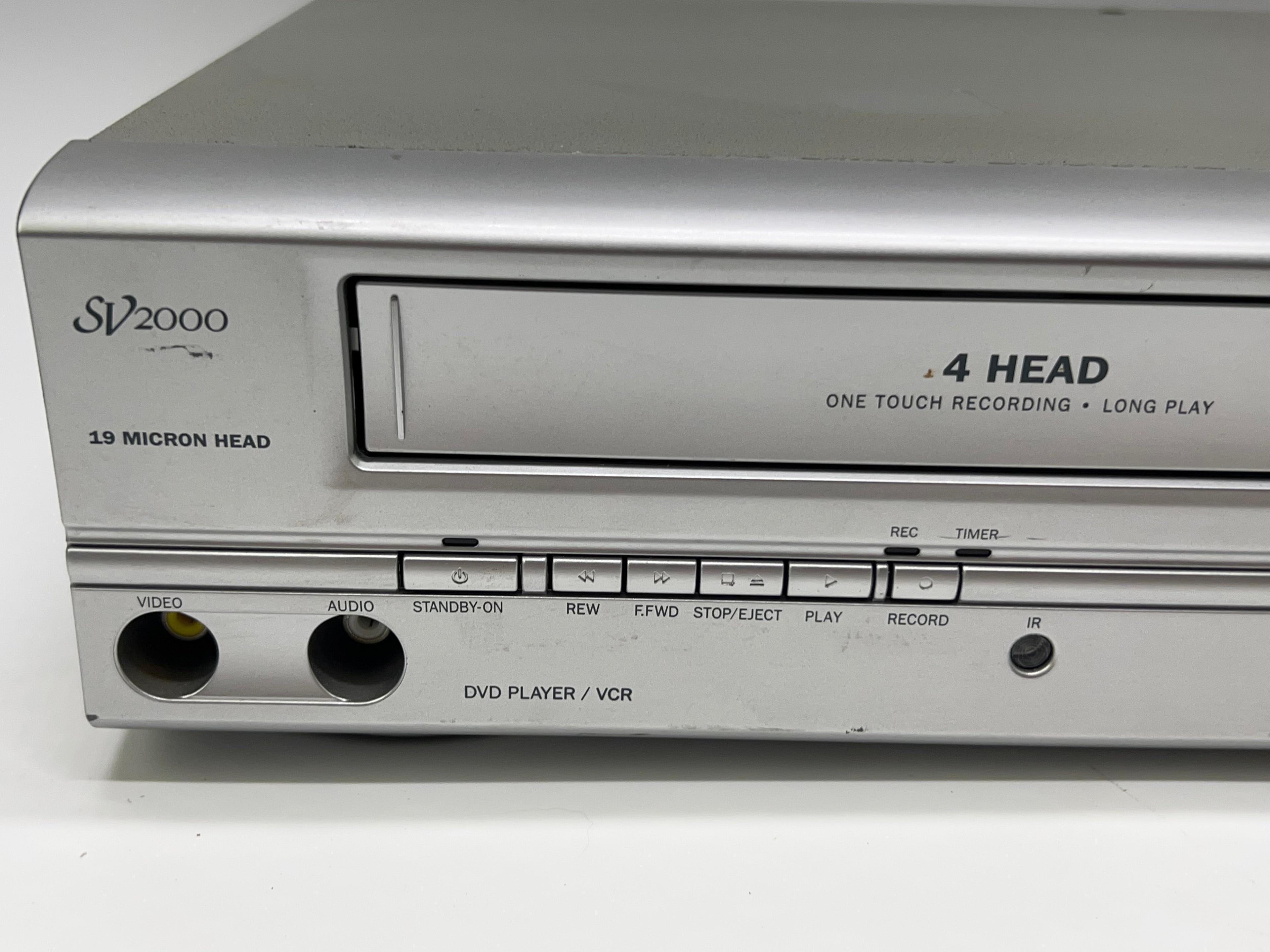 Alternate View 2 of SV2000 FUNAI WV806 DVD Player / VCR VHS Combo 4-Head Recorder No