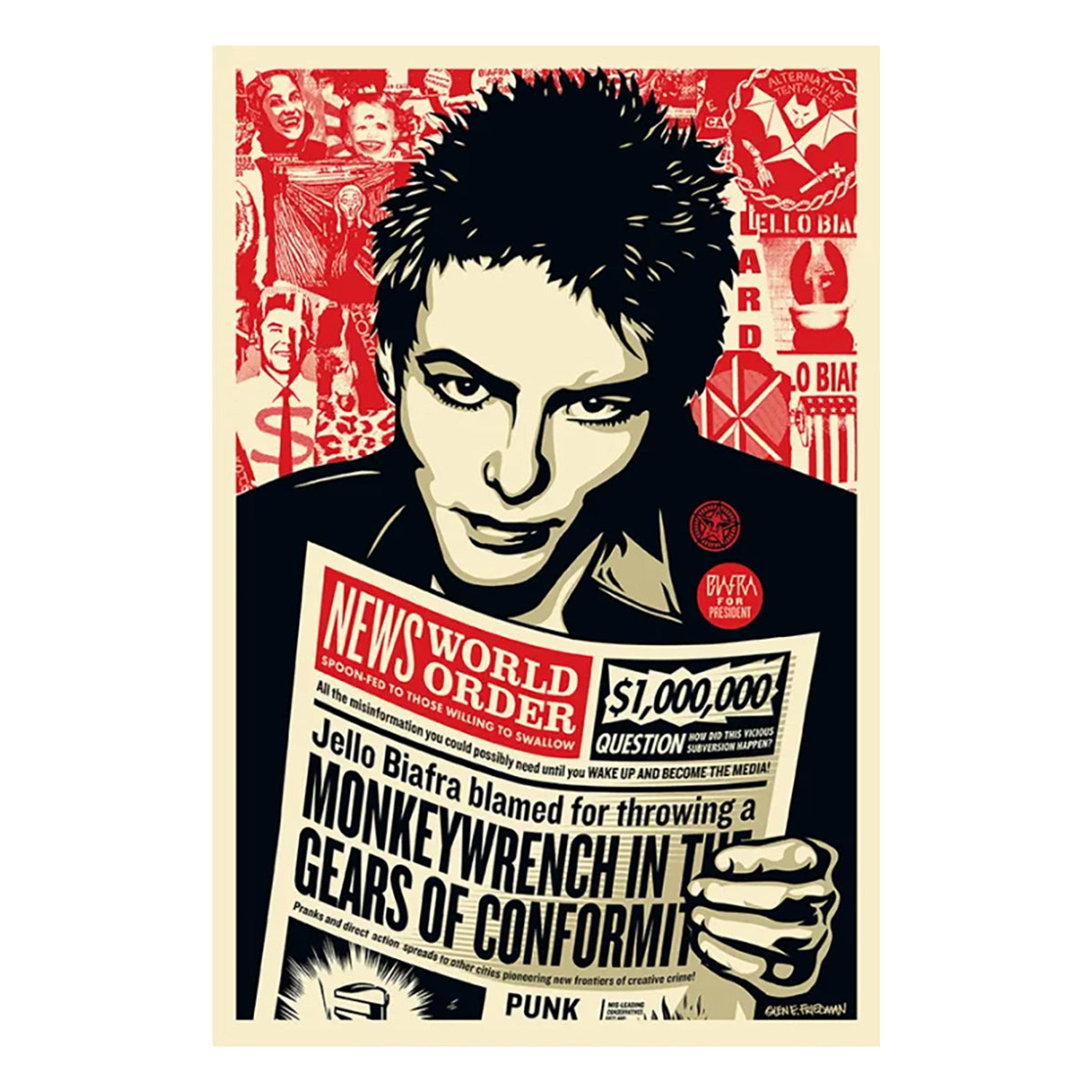 Obey Giant | Shepard Fairey - "Jello Biafra" print