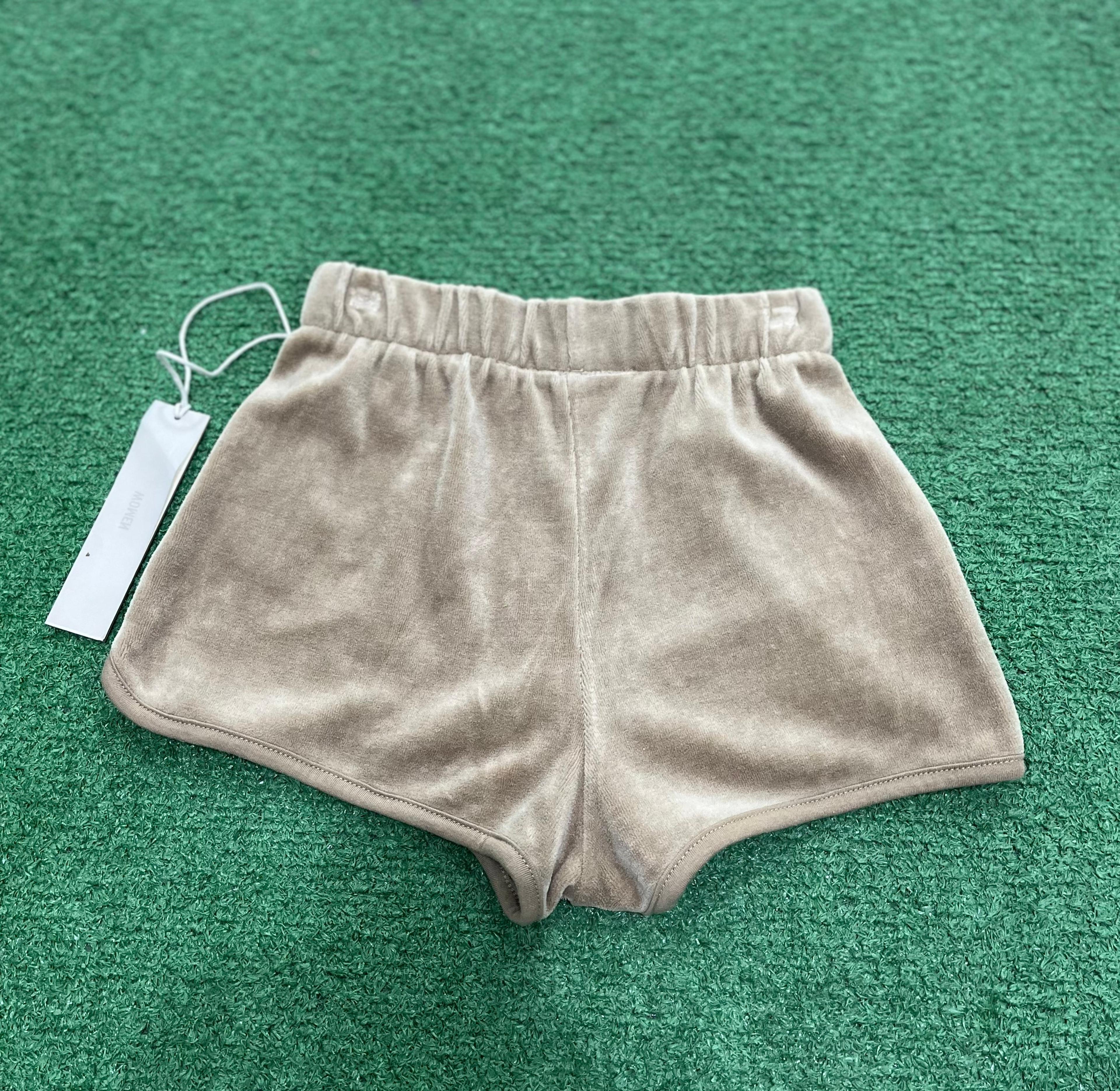 Alternate View 2 of Fear of God Essentials Women's Velour Beach Short Oak