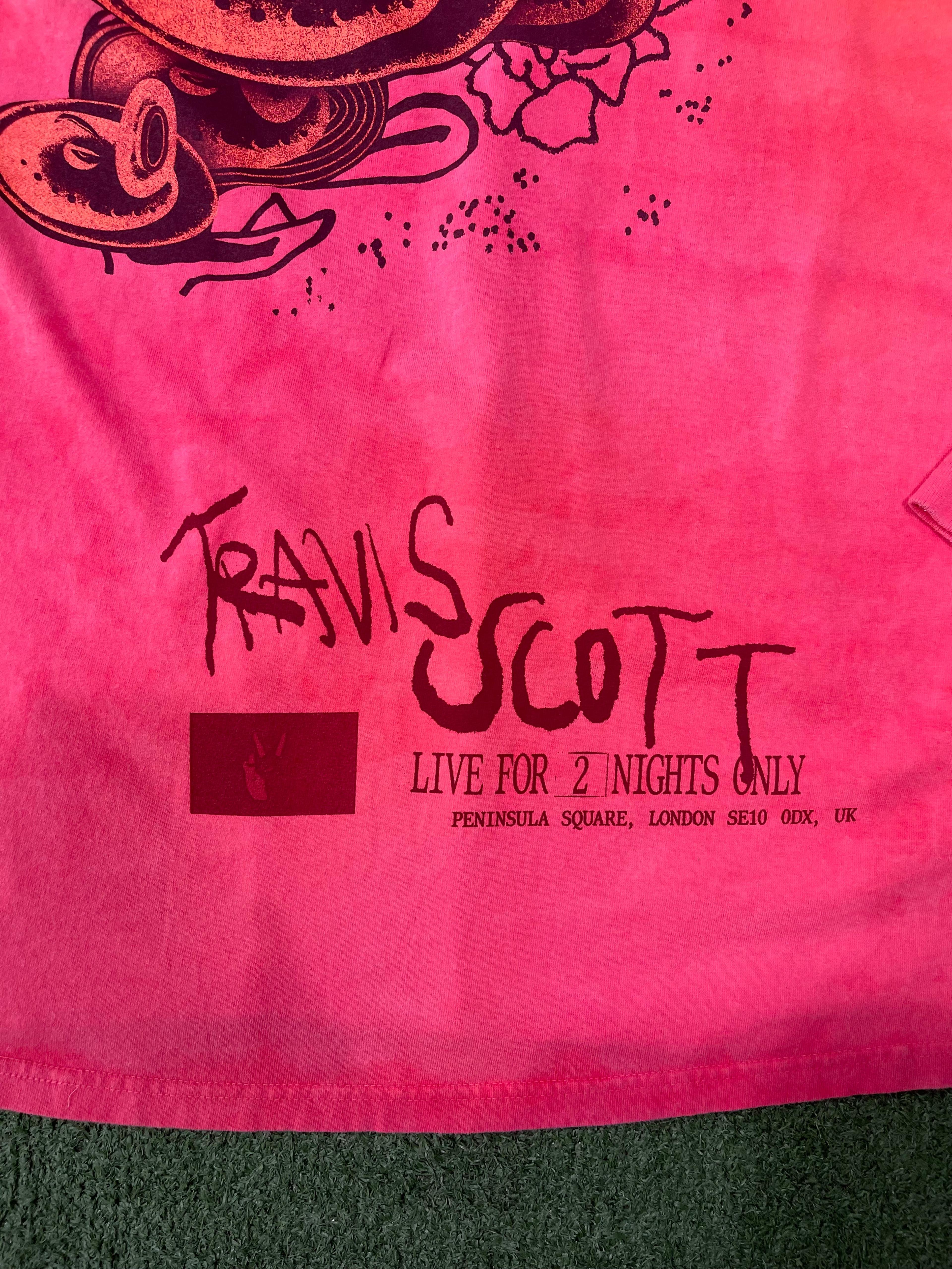 Alternate View 2 of Travis Scott O2 Live Long-Sleeve Pink Tie-Dye