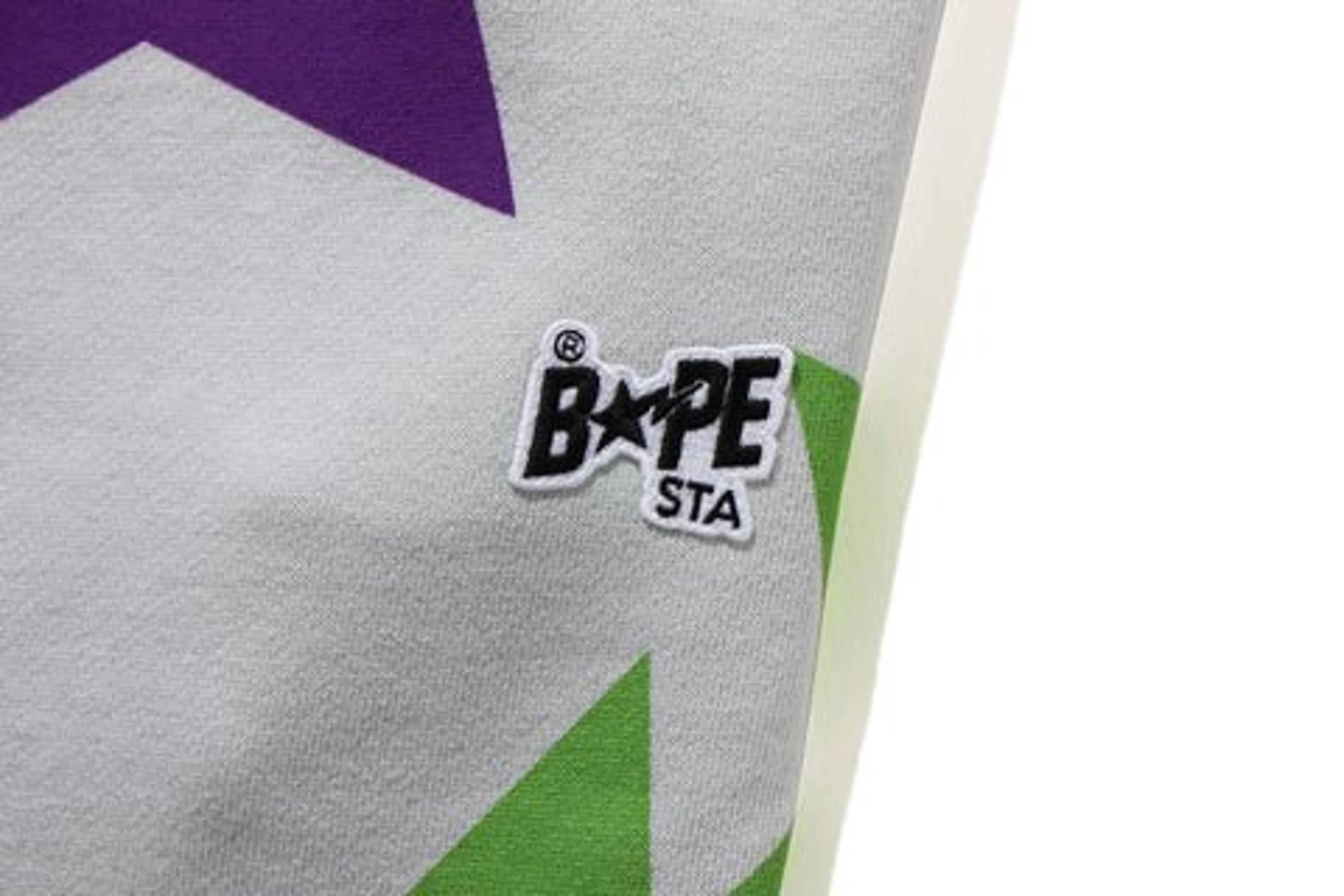 Alternate View 2 of Bape Sta Pattern Wide Fit Sweat Shorts Multicolor