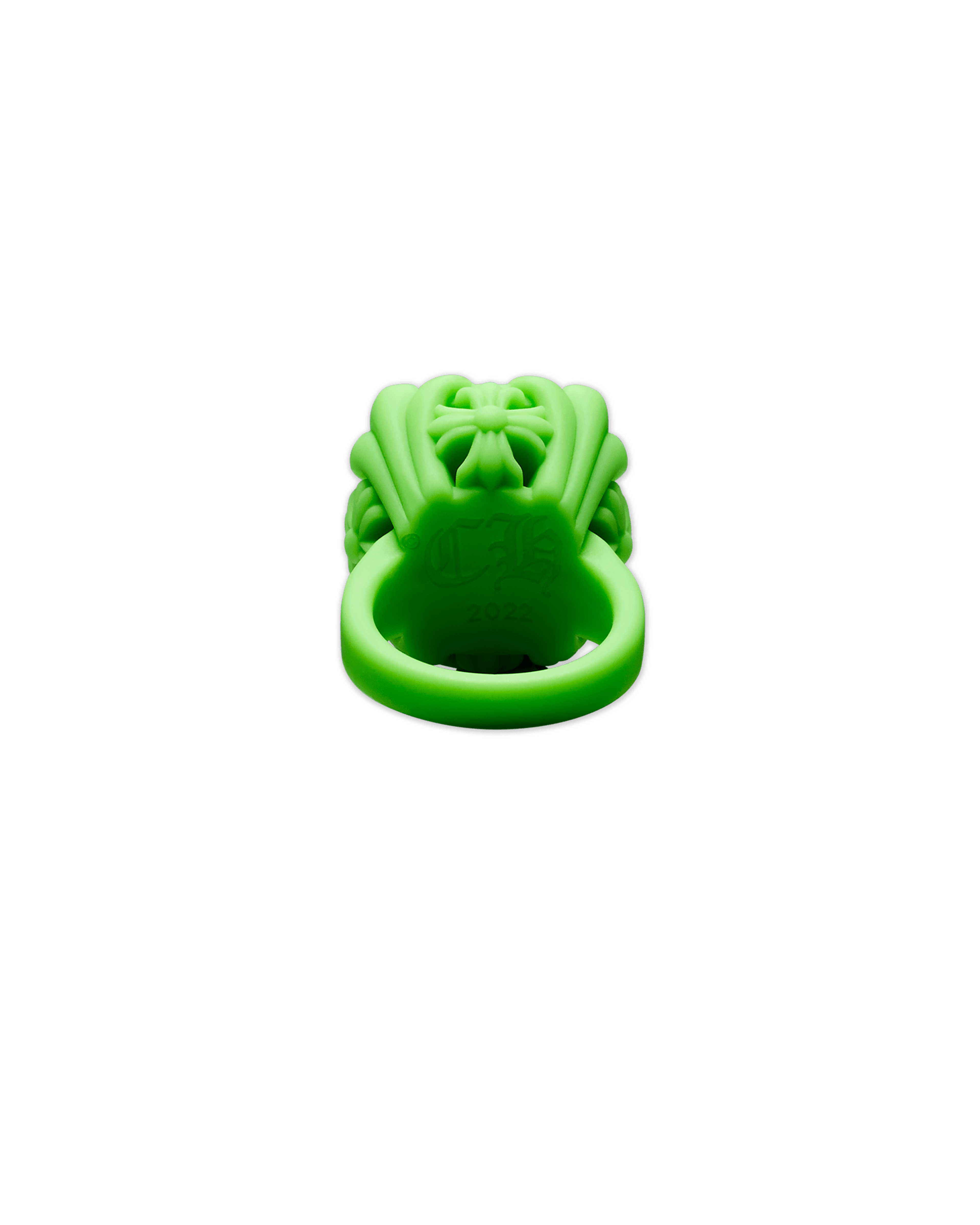 Alternate View 3 of Chrome Hearts C+T Silicone Ring Green