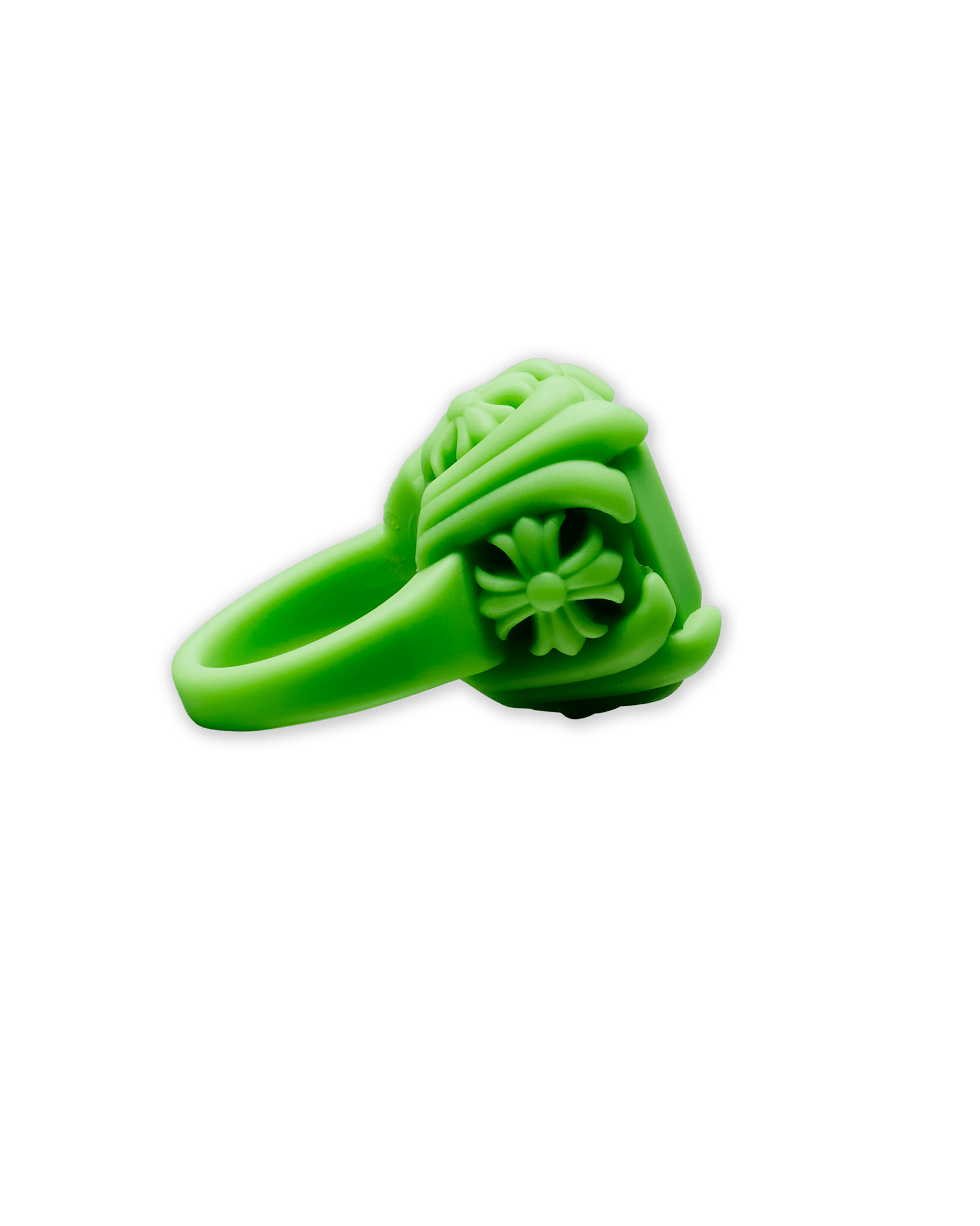 Alternate View 1 of Chrome Hearts C+T Silicone Ring Green