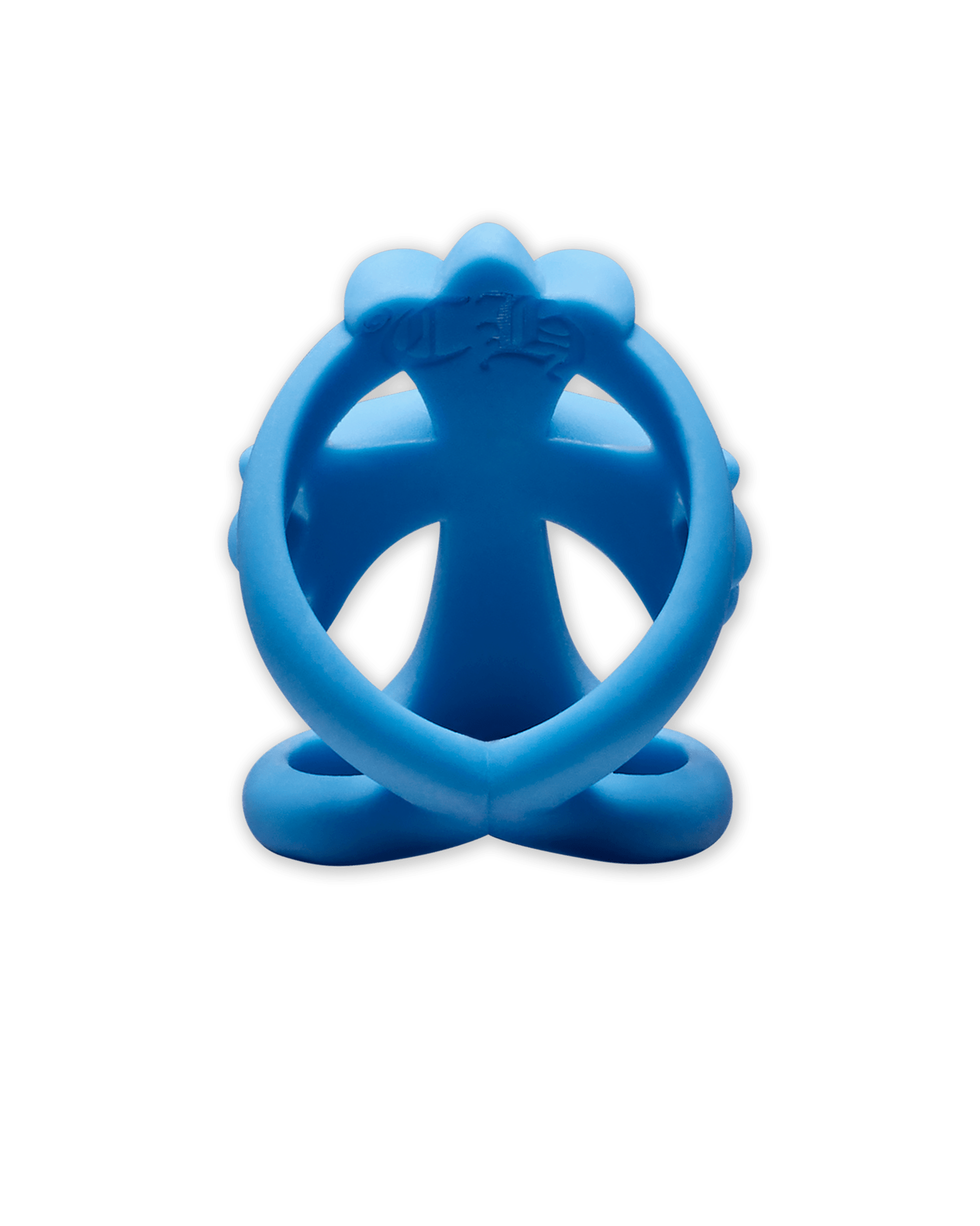 Alternate View 3 of Chrome Hearts Medium K. Silicone Ring Blue
