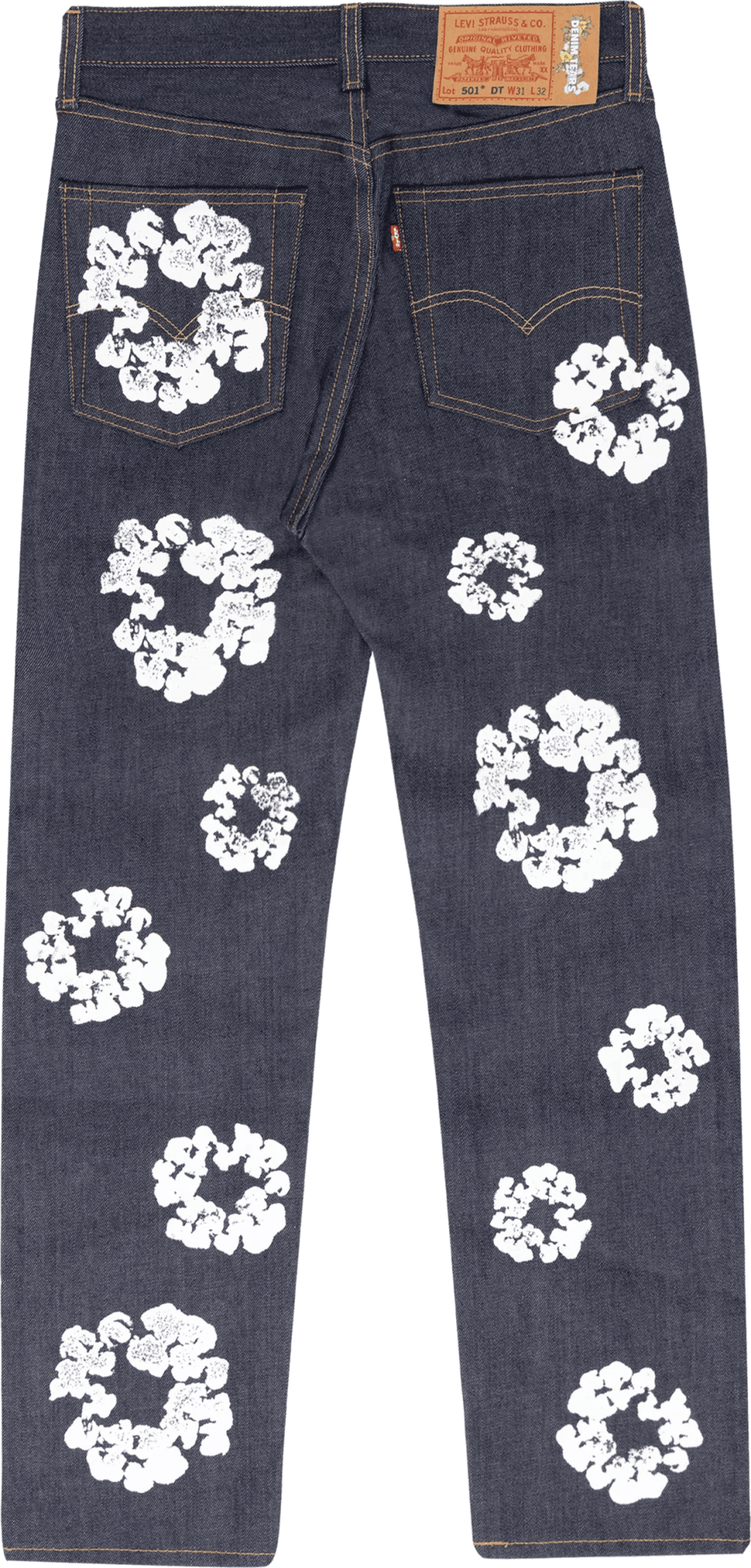 Alternate View 1 of Denim Tears Levi's The Cotton Wreath Jean Selvedge