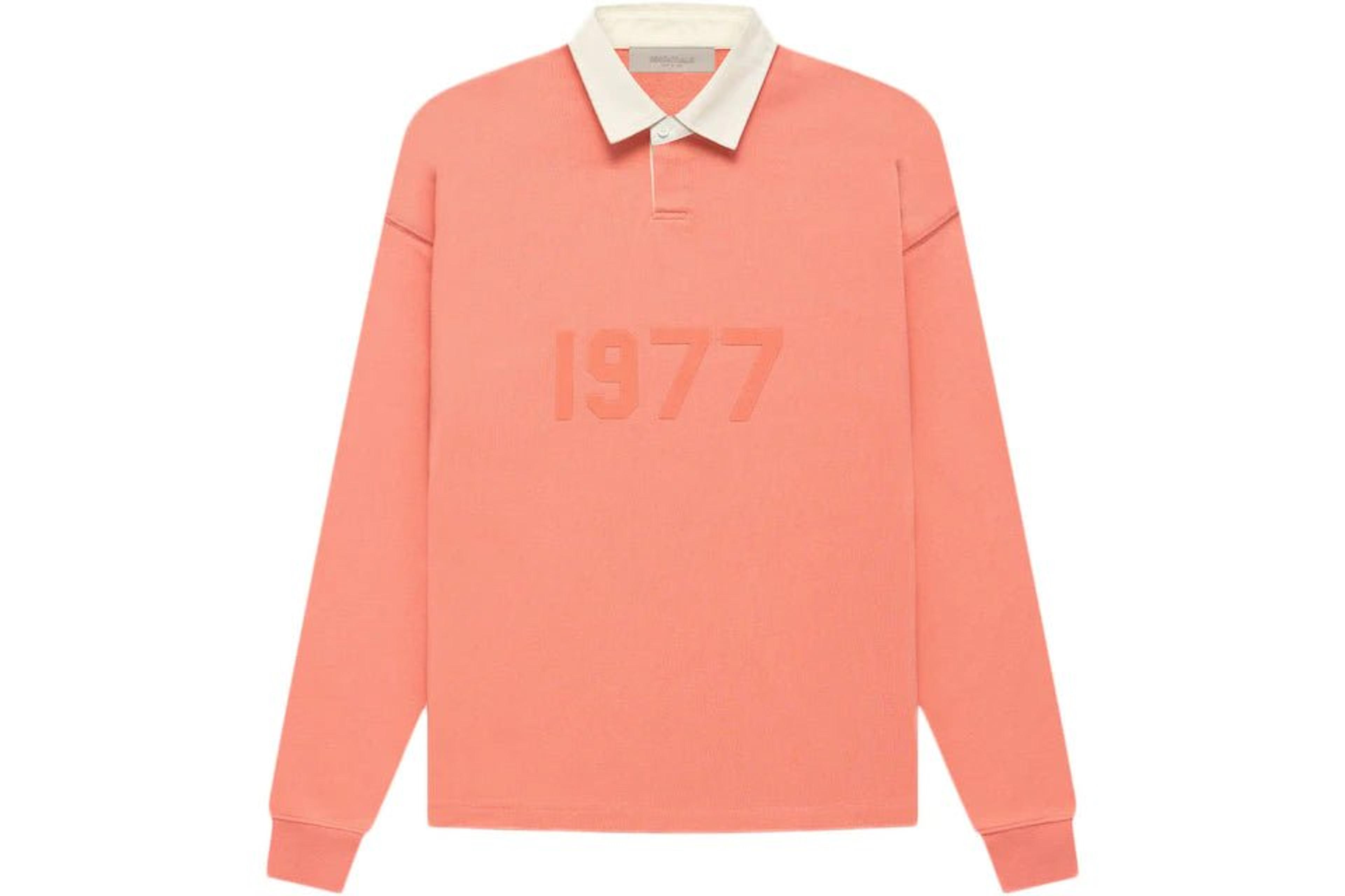 Fear of God Essentials Henley Rugby Coral
