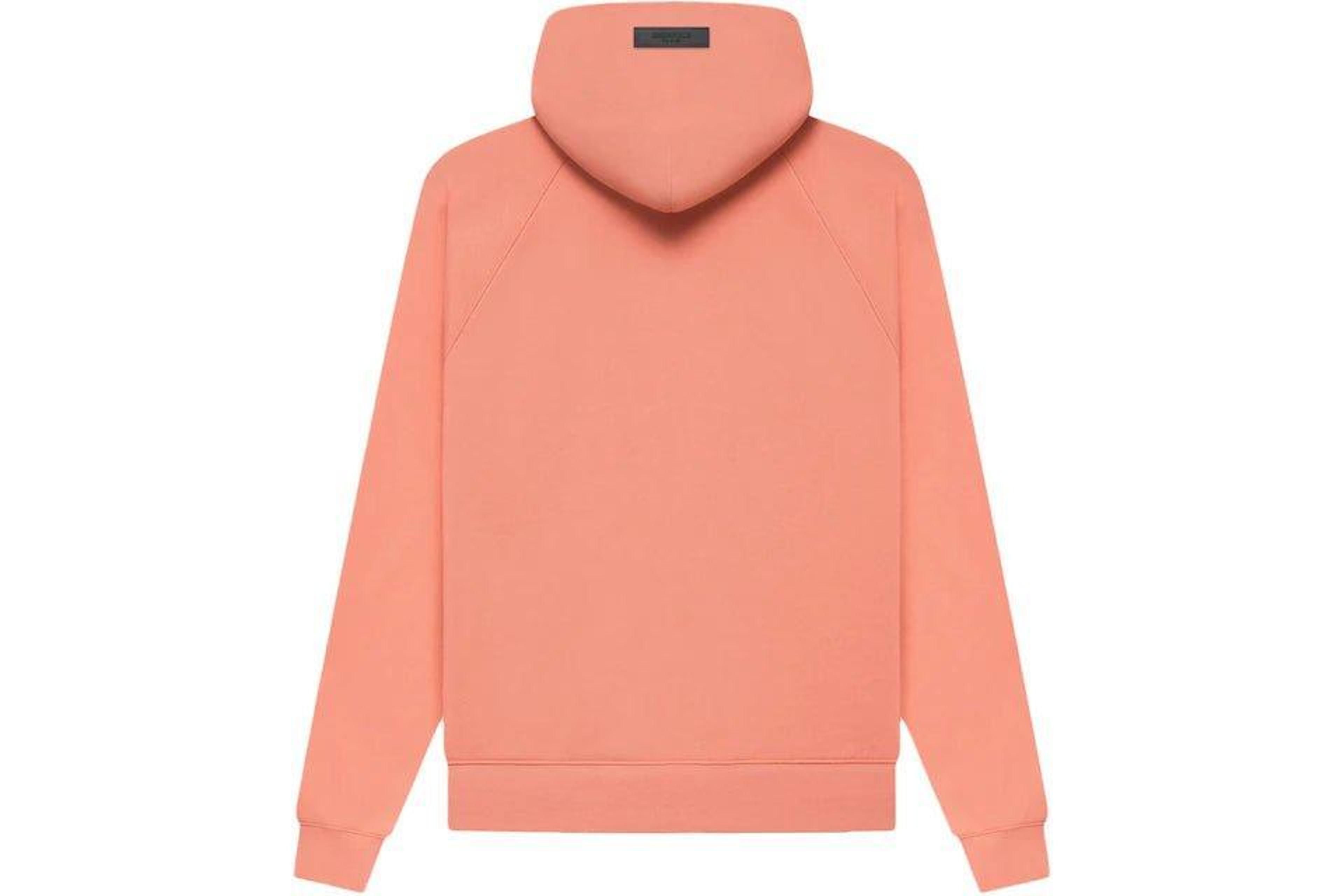 Alternate View 1 of Fear of God Essentials Hoodie Coral