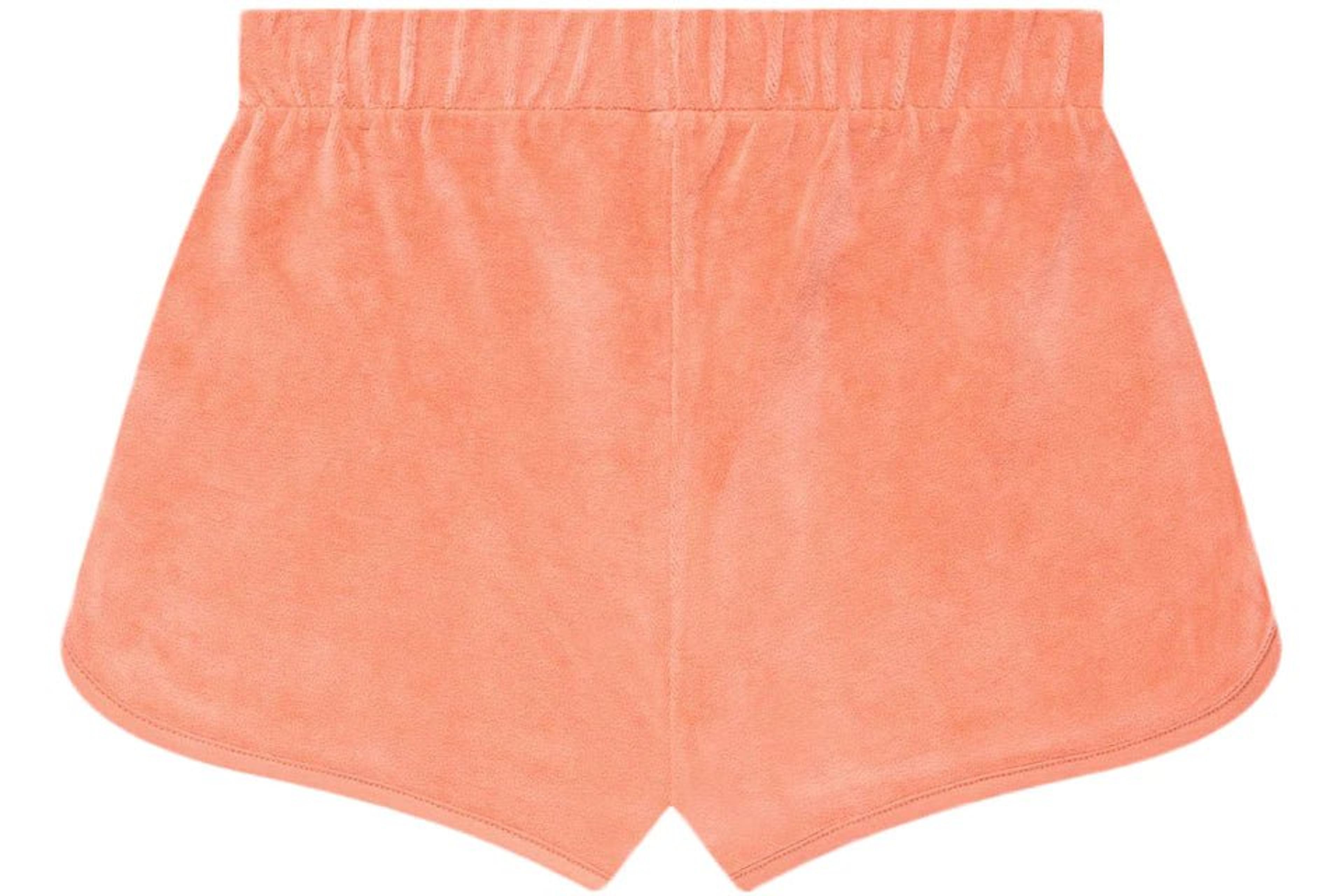 Alternate View 1 of Fear of God Essentials Women's Velour Short Coral