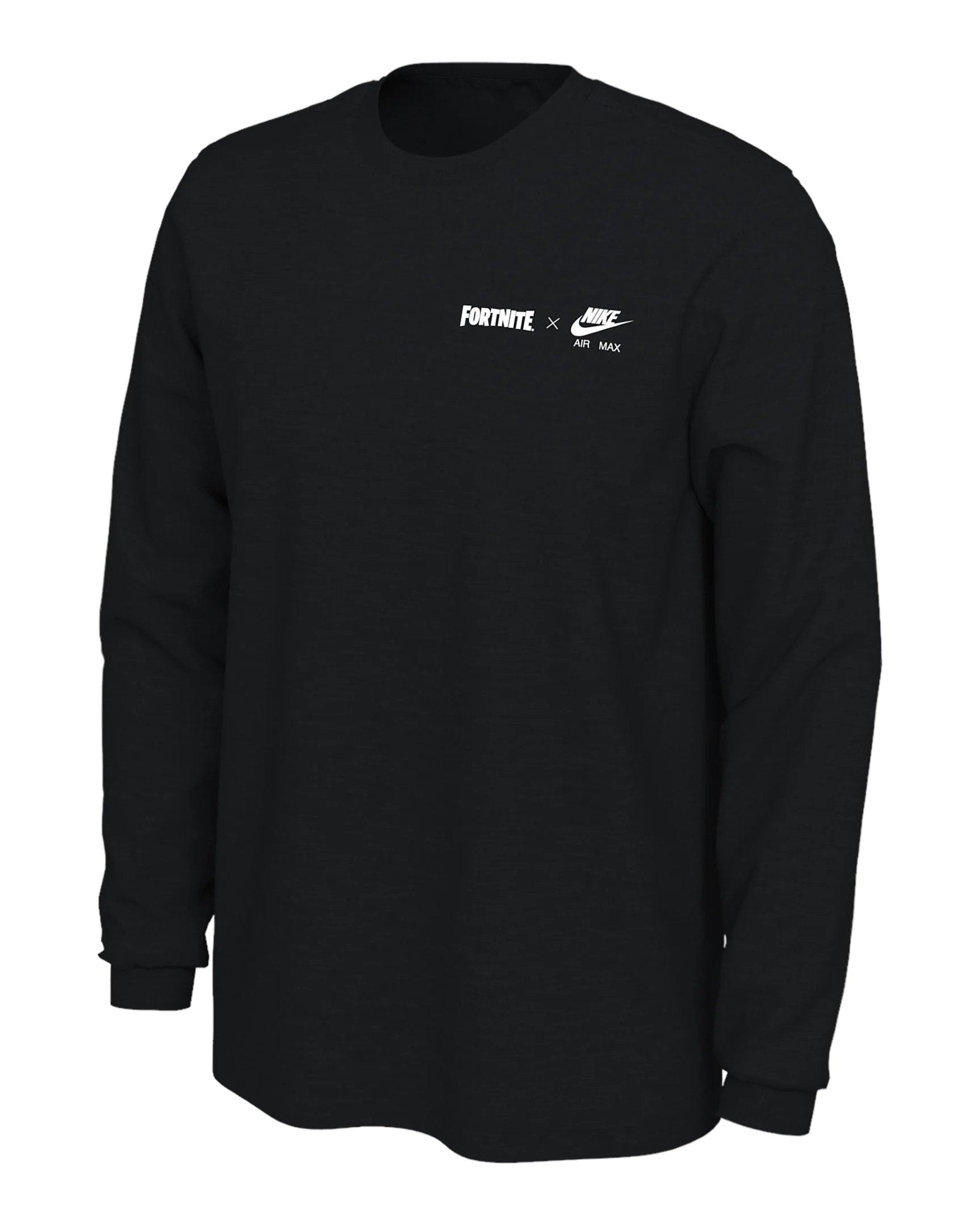Fortnite x Nike Air Max Men's L/S T-Shirt Black