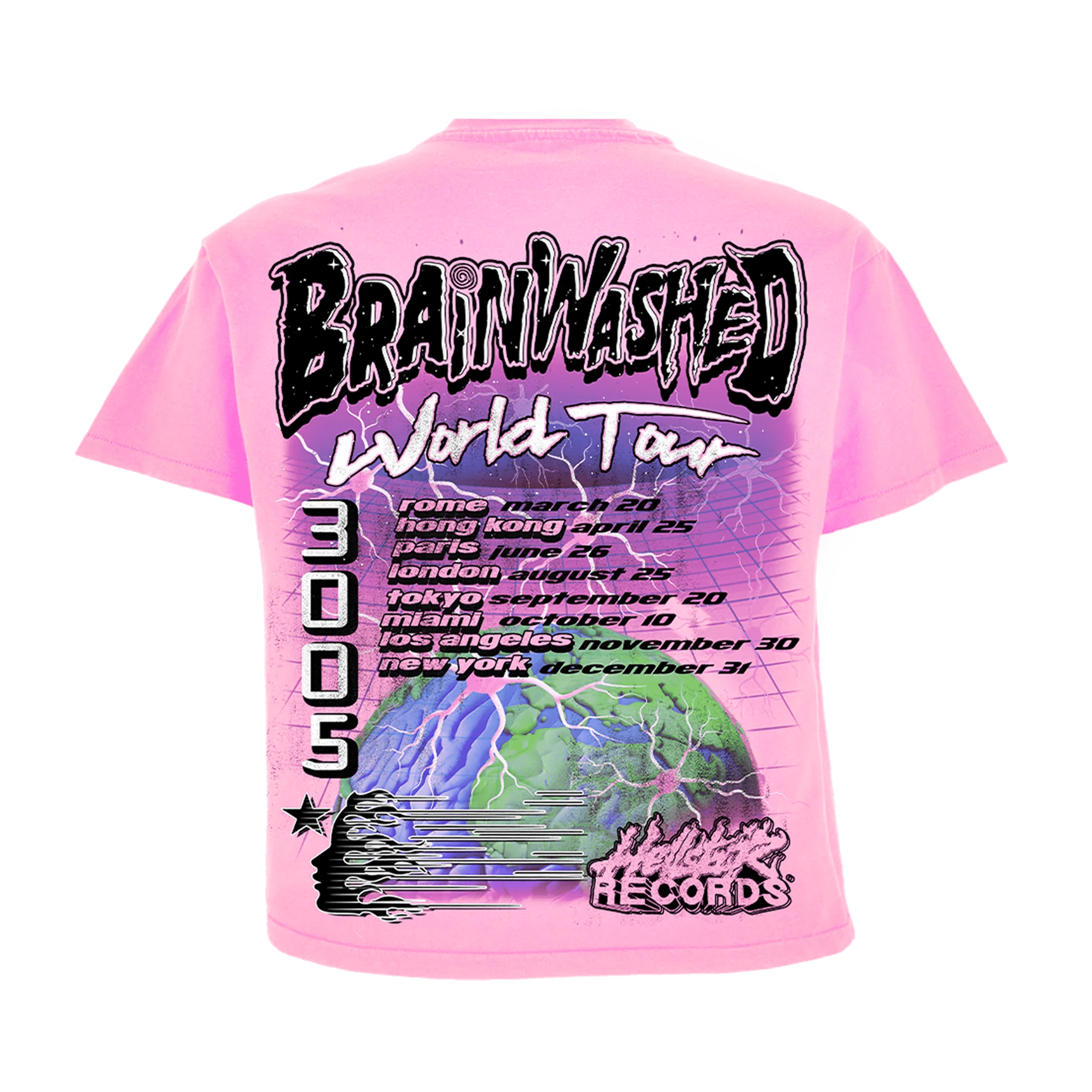 Alternate View 1 of Hellstar Brainwashed World Tour T-Shirt