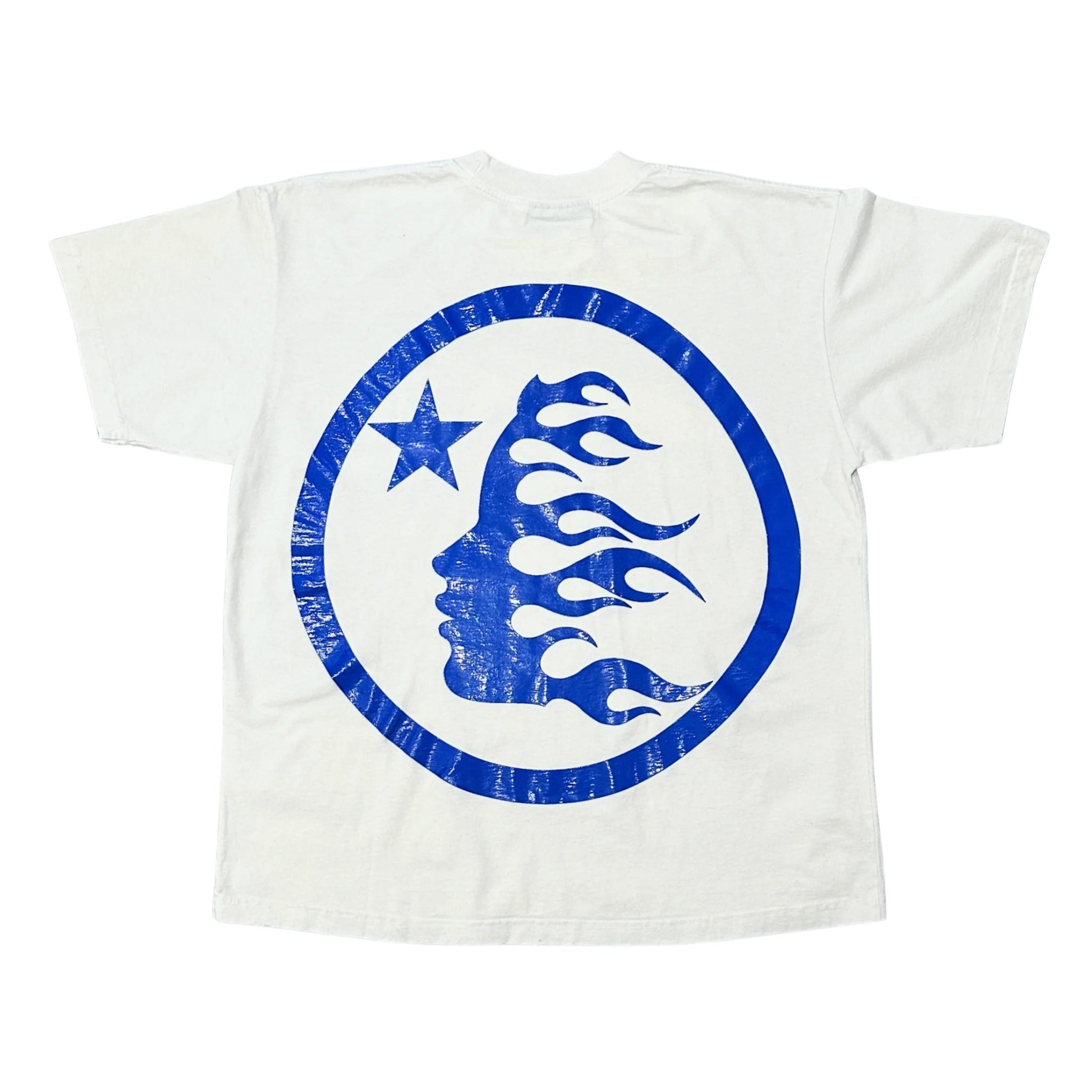 Alternate View 1 of Hellstar Sports Gel Sport Logo T-Shirt (White / Blue)