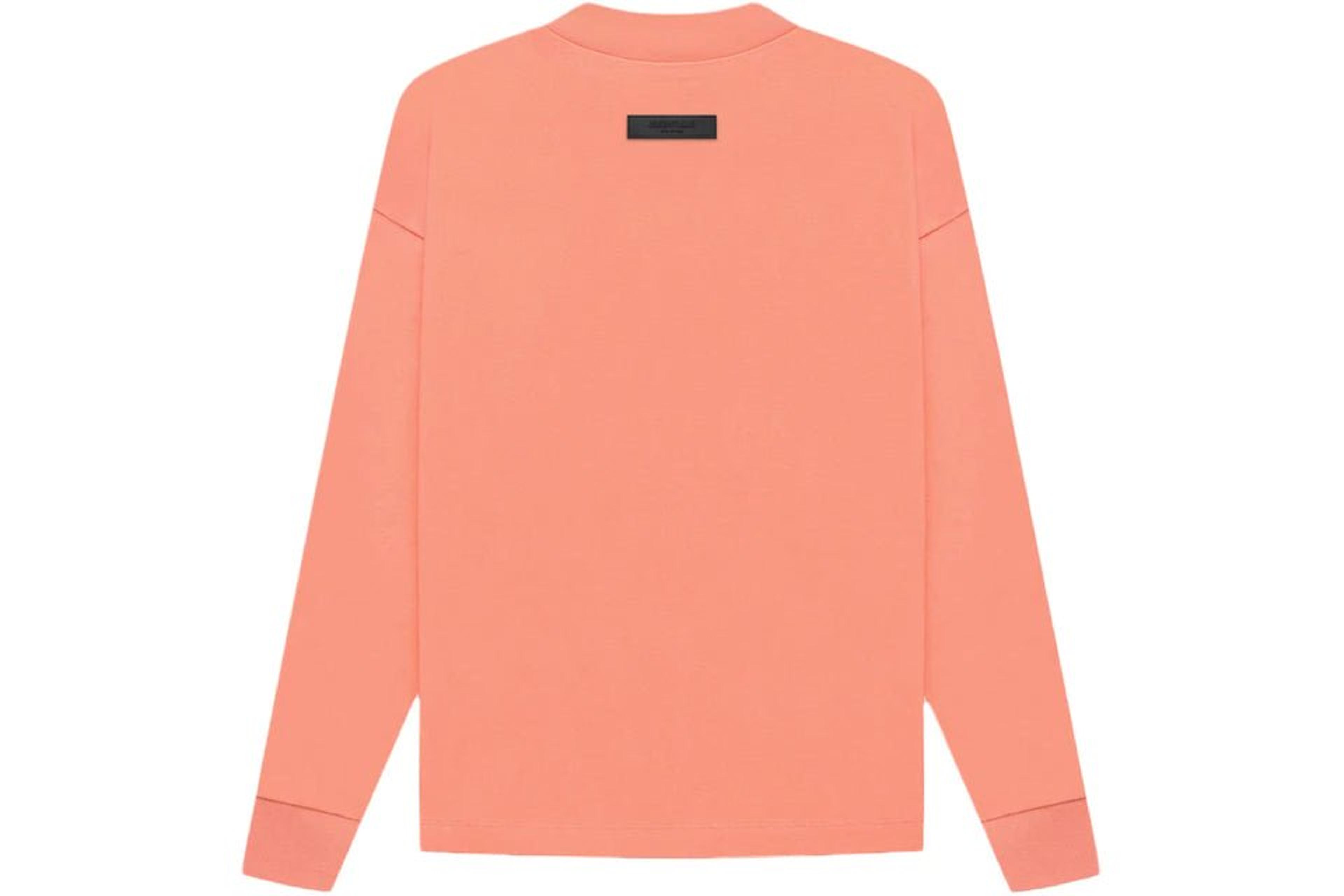 Alternate View 1 of Kids Fear of God Essentials L/S T-shirt Coral
