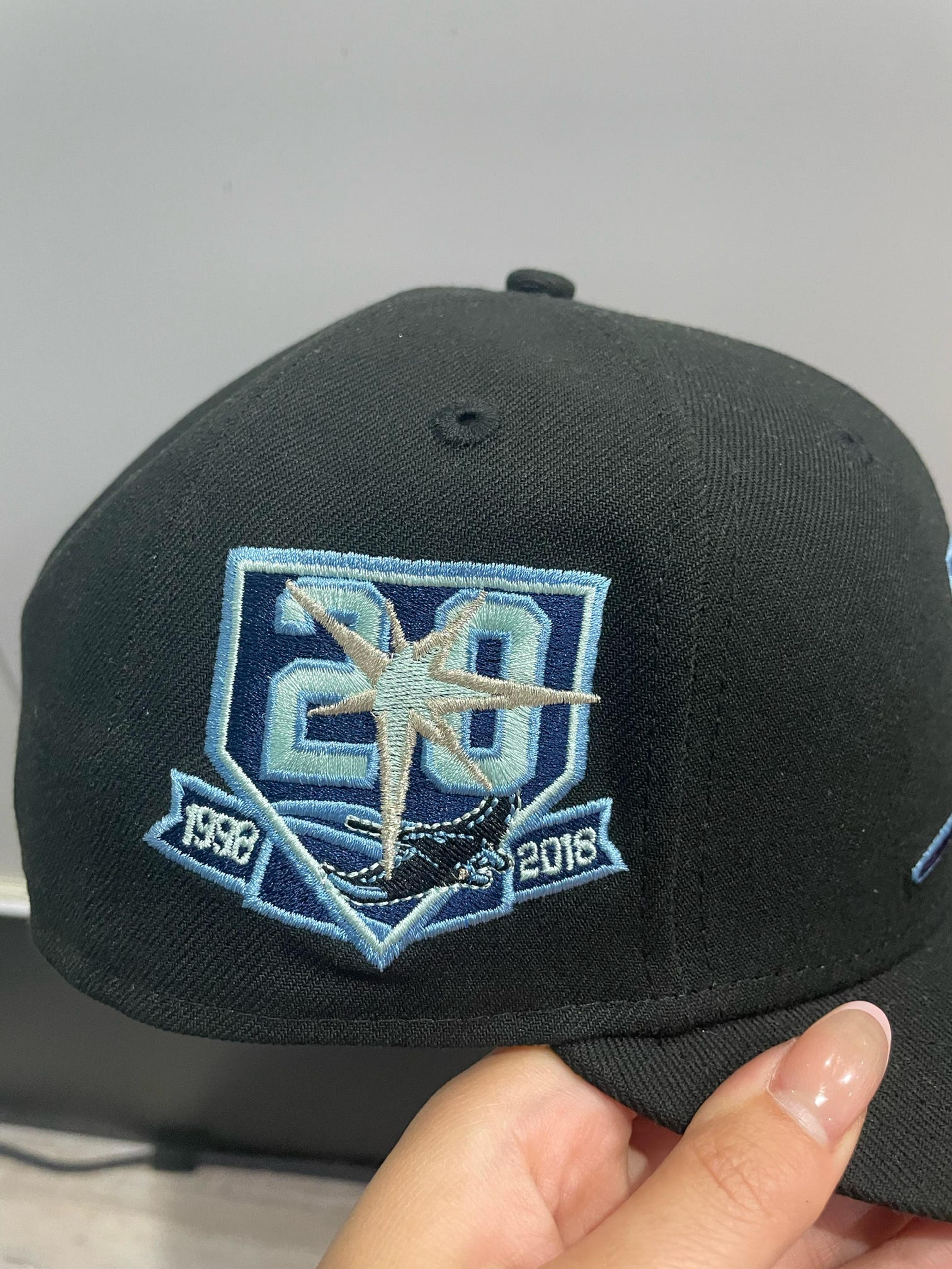 NTWRK - New Era 59 Fifty Tampa Bay Rays 20th Anniversary Patch Icy