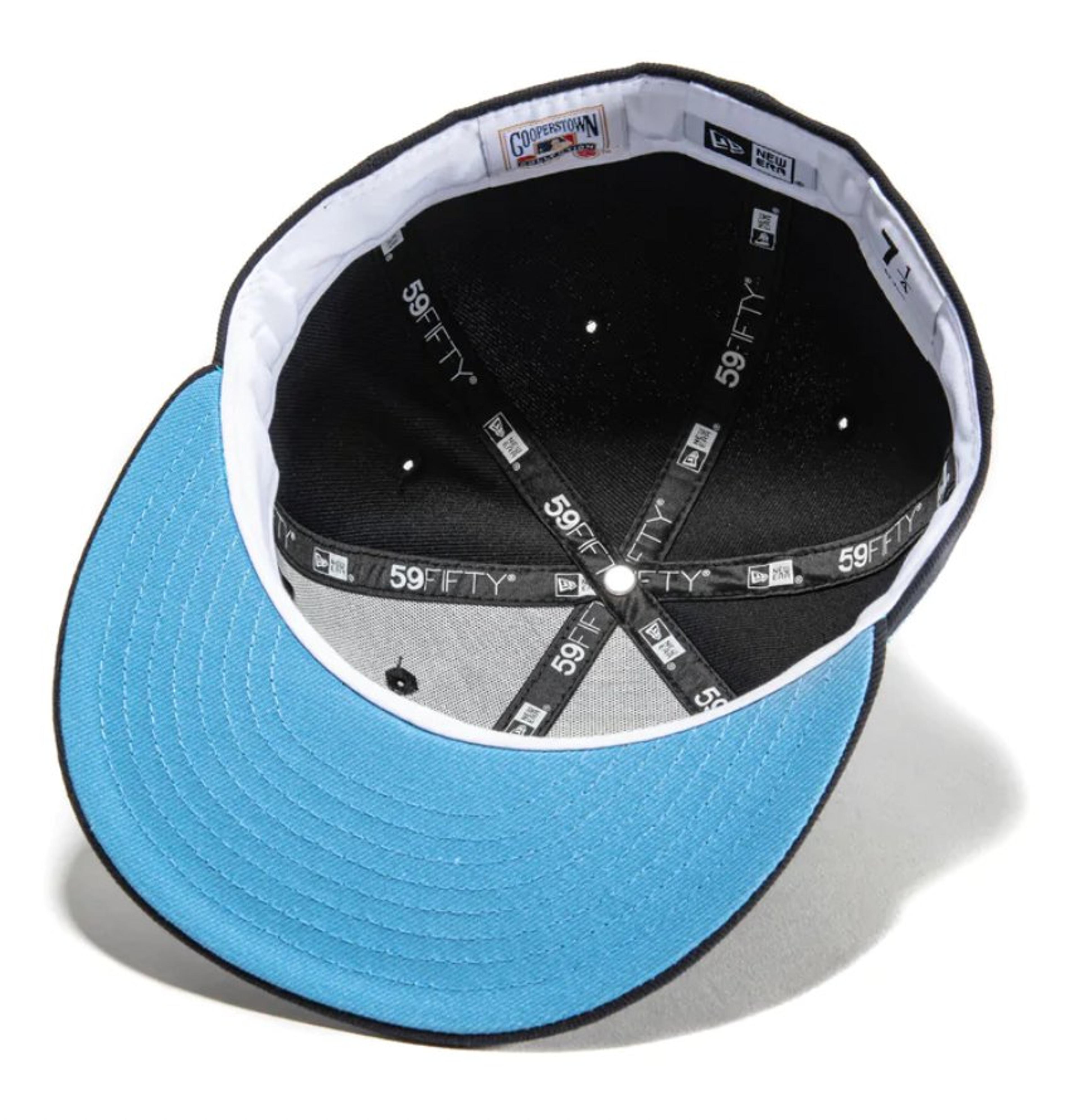 Tampa Bay Rays New Era 20th Anniversary 59FIFTY Fitted Hat - Light Blue