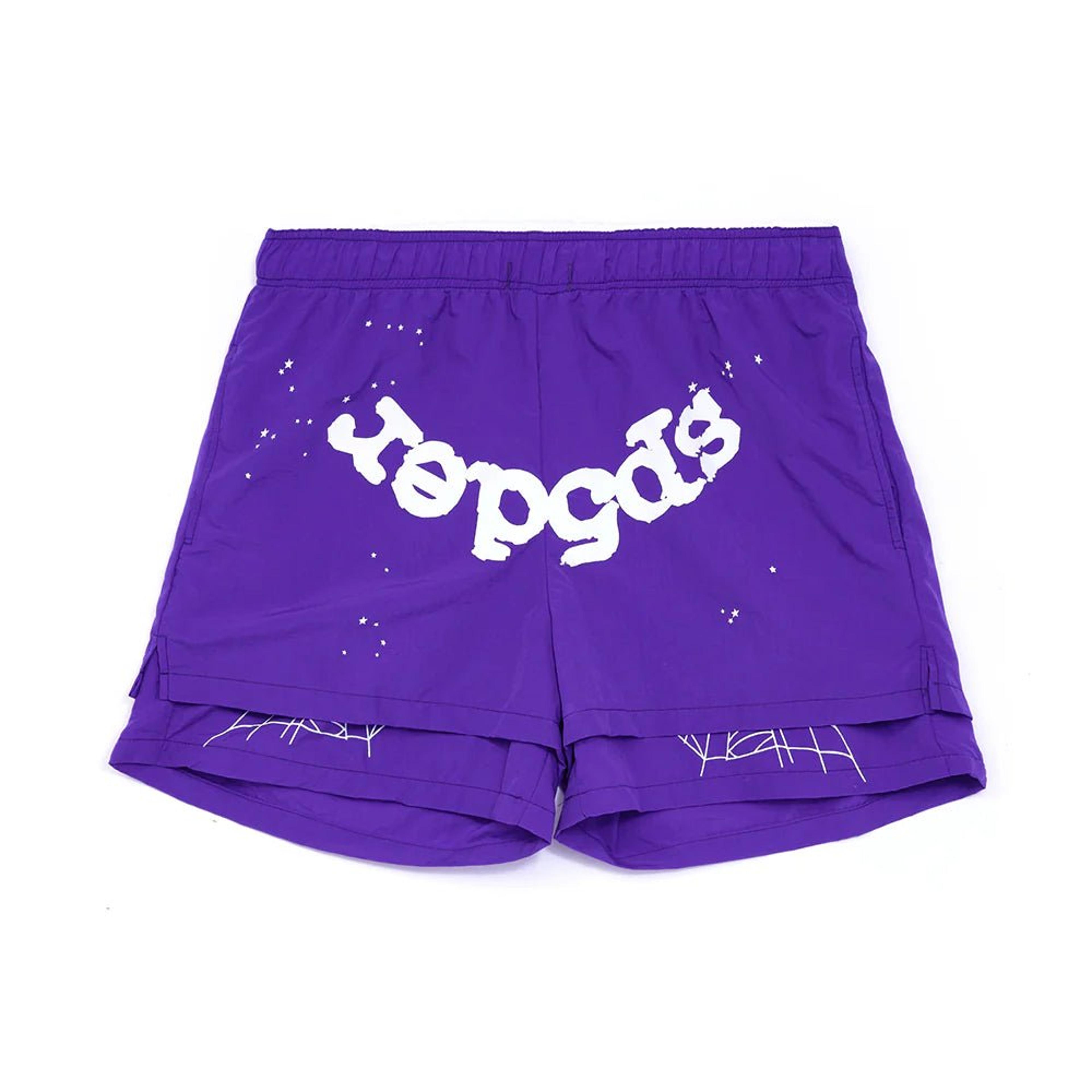 Sp5der Grape Logo Shorts