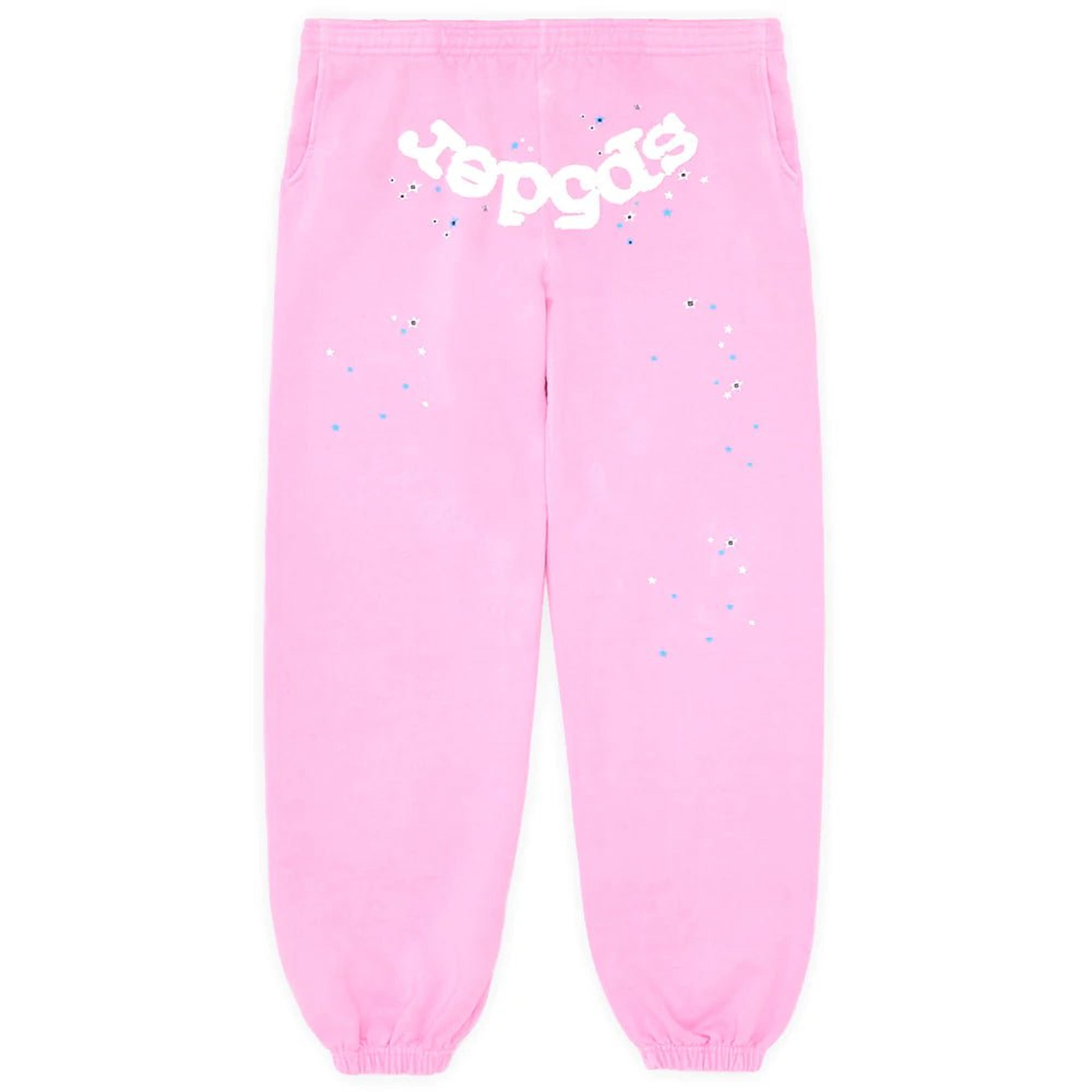Sp5der OG Web Pink Sweatpants