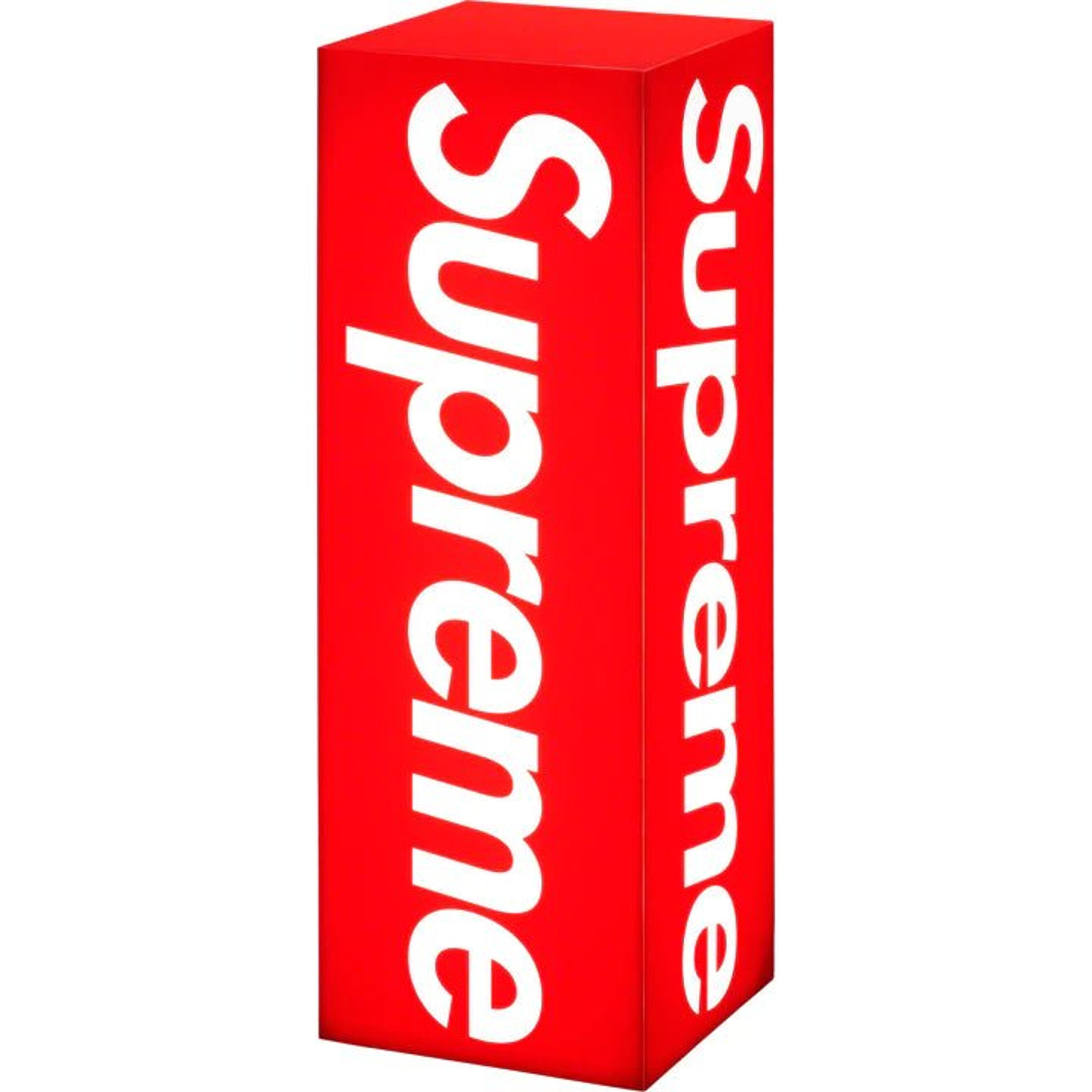Supreme Red Box Logo Sticker, Authentic