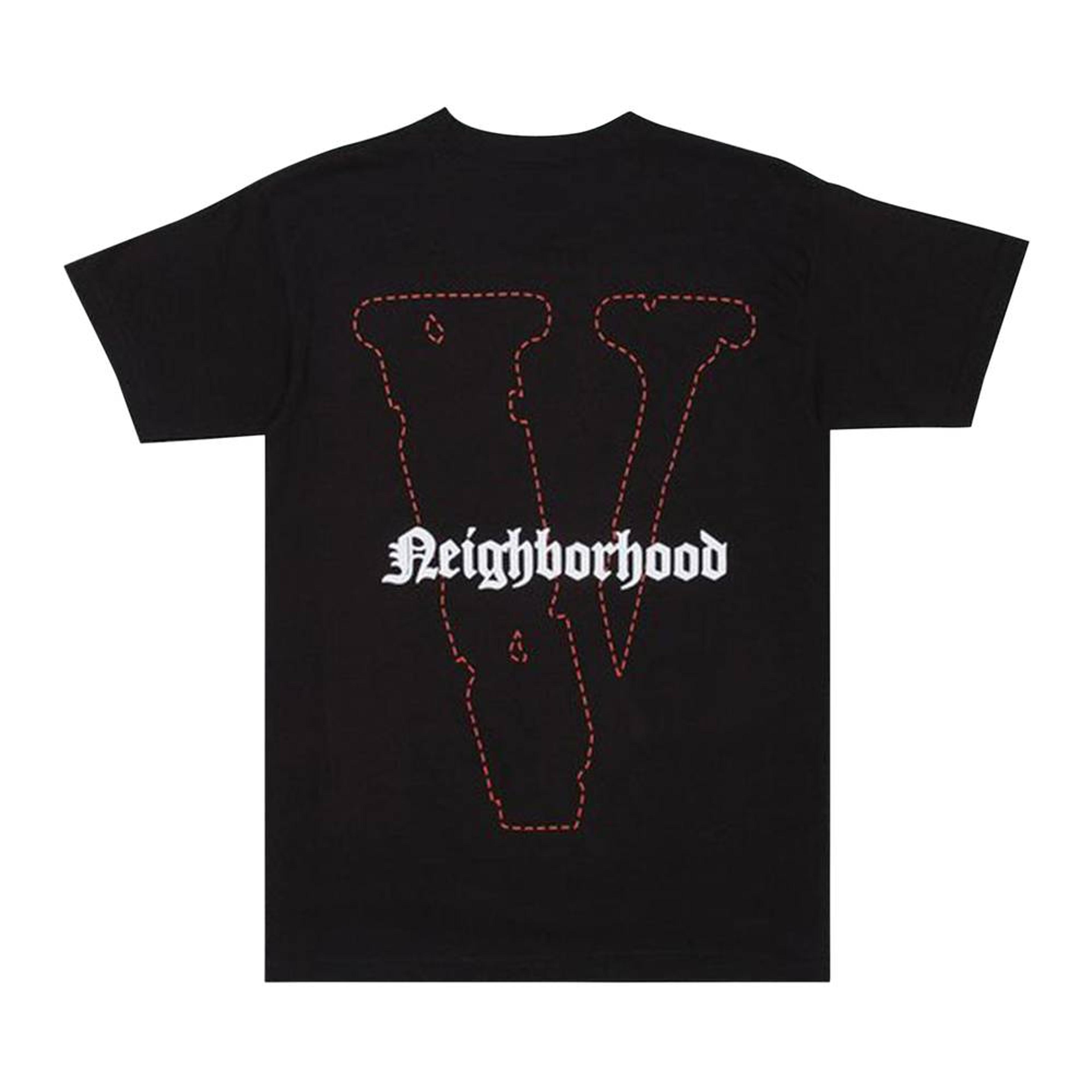 Alternate View 1 of Vlone x Neighborhood Skull T-Shirt Black / Red