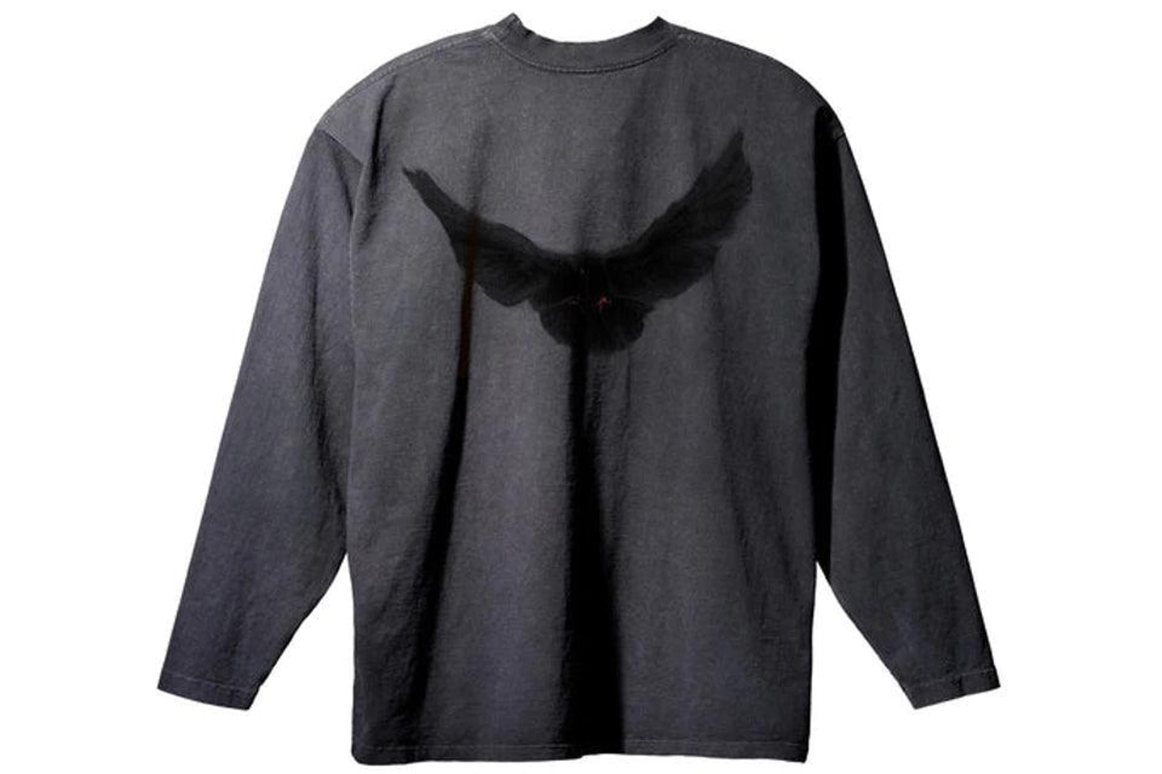 Alternate View 1 of Yeezy Gap Engineered by Balenciaga Dove Longsleeve Tee Black