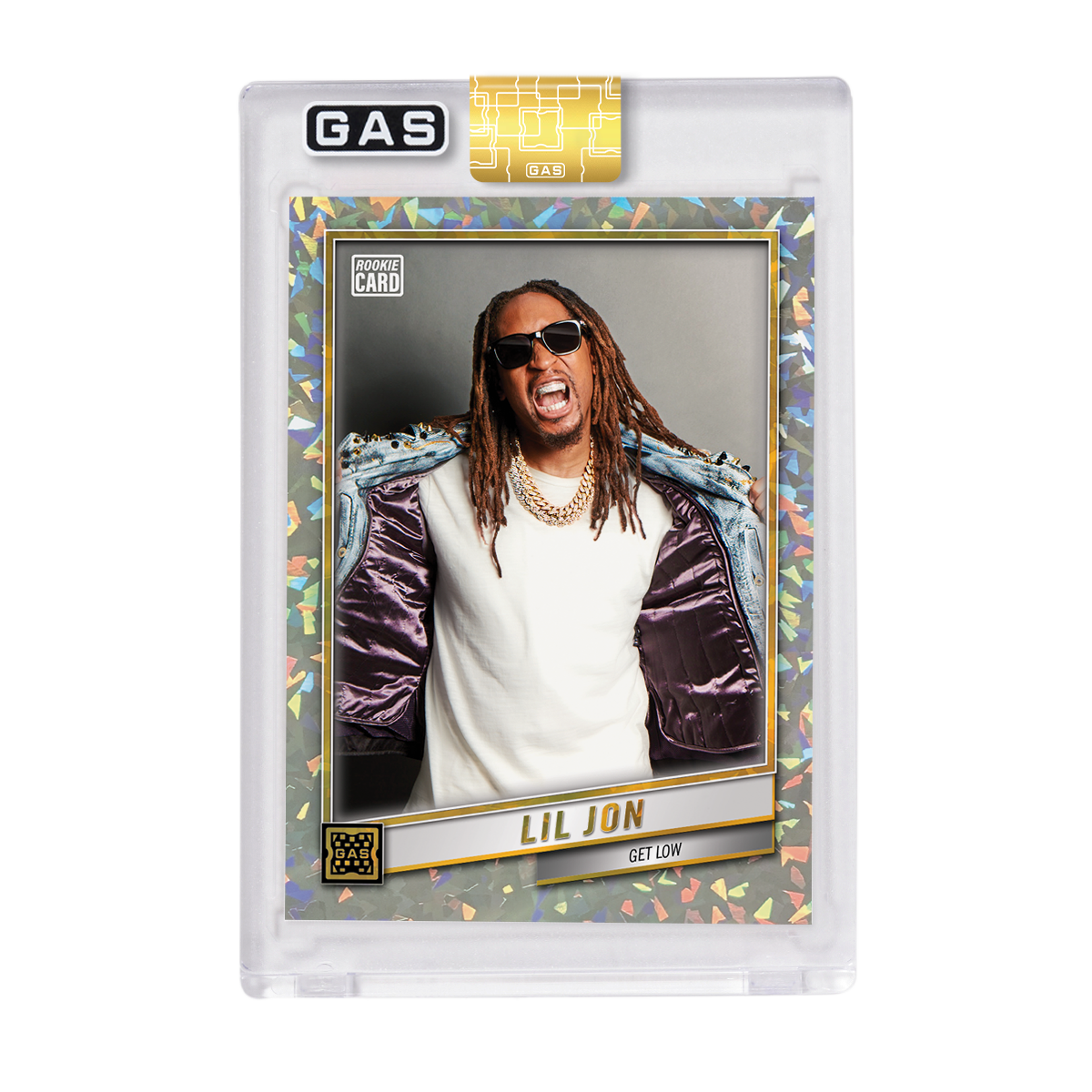 Limited Edition Lil Jon 2024 GAS Cracked Ice Foil Prism Trading 