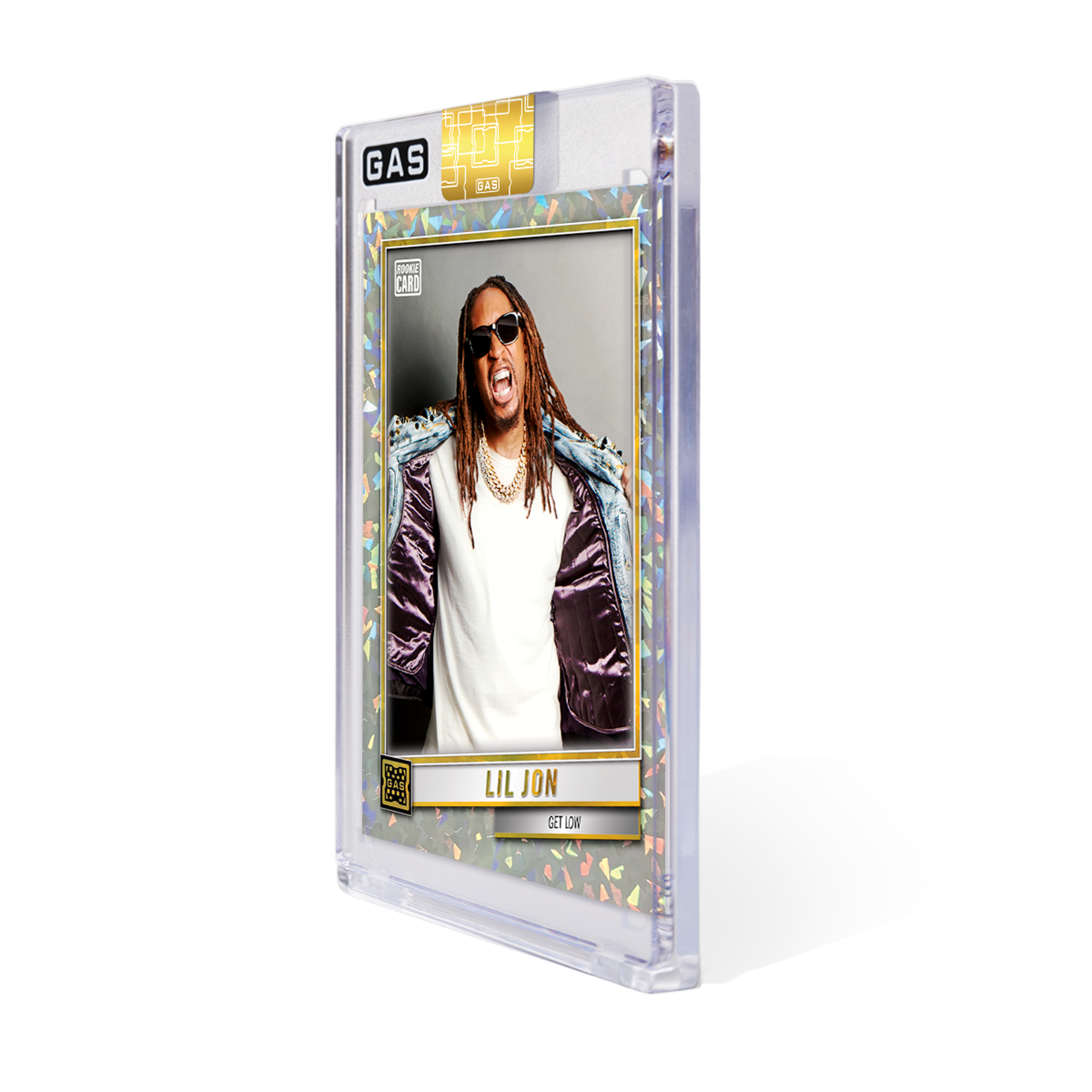 Alternate View 1 of Limited Edition Lil Jon 2024 GAS Cracked Ice Foil Prism Trading 
