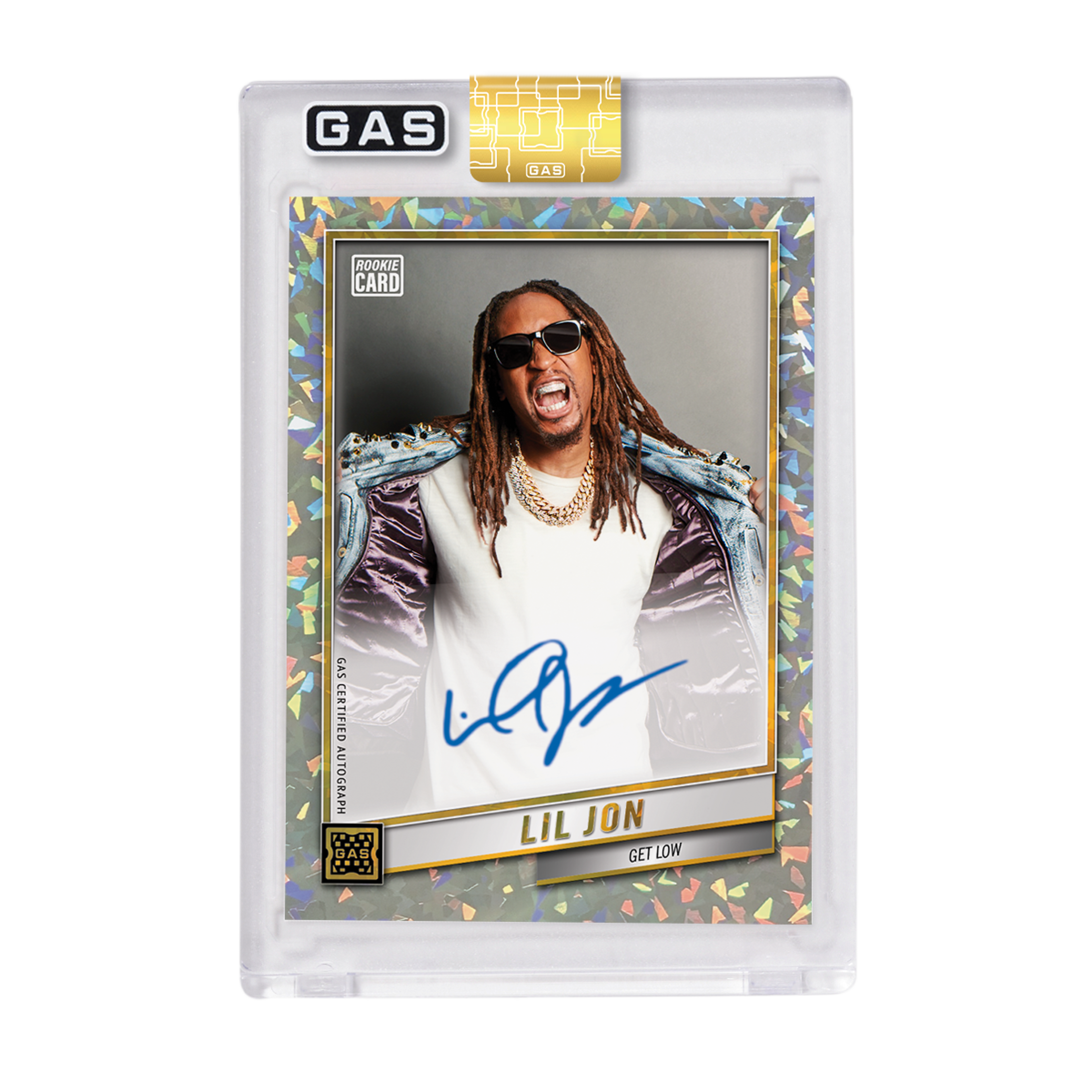 Alternate View 2 of Limited Edition Lil Jon 2024 GAS Cracked Ice Foil Prism Trading 