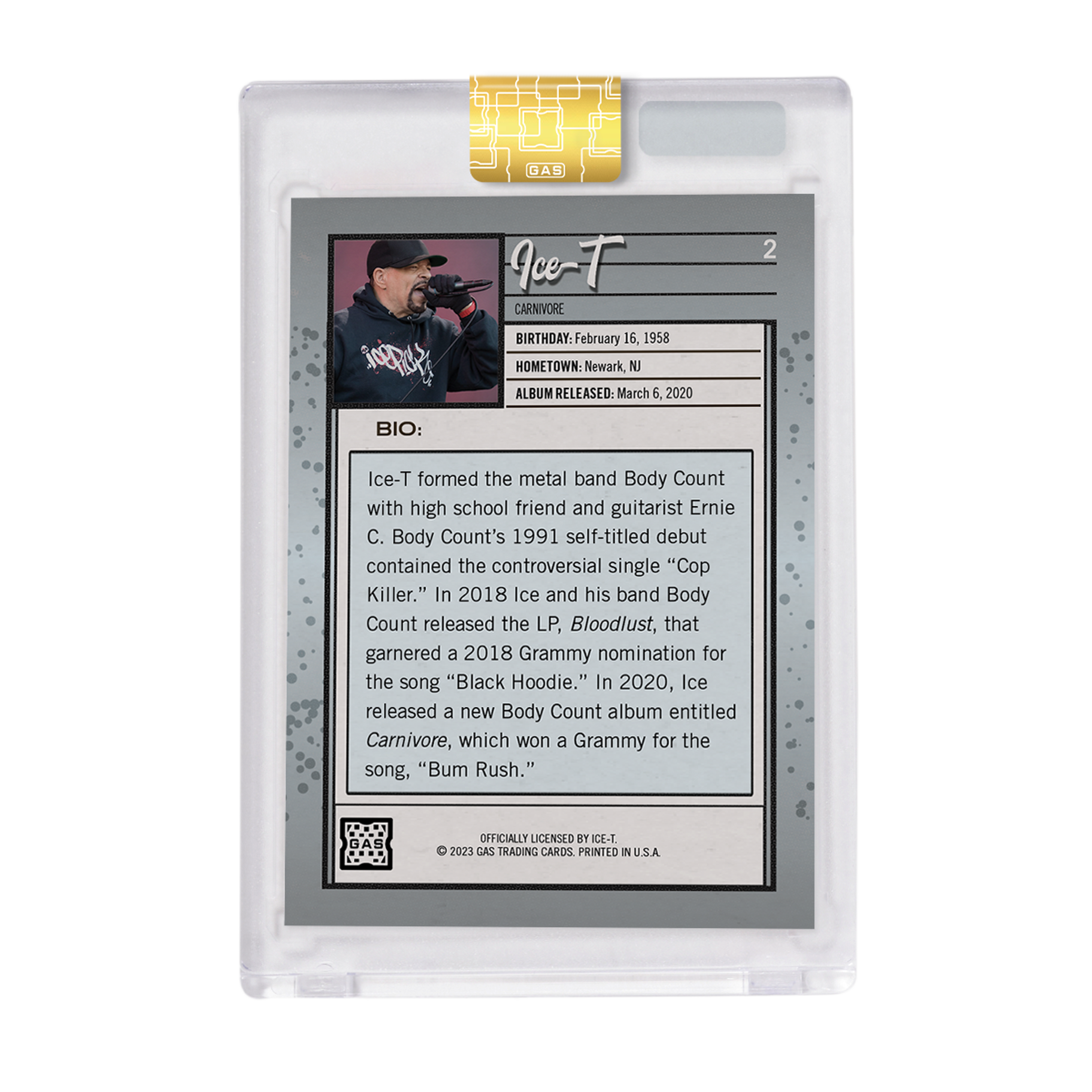 Alternate View 13 of The Official Ice-T 2023 GAS Hip-Hop Trading Cards Set