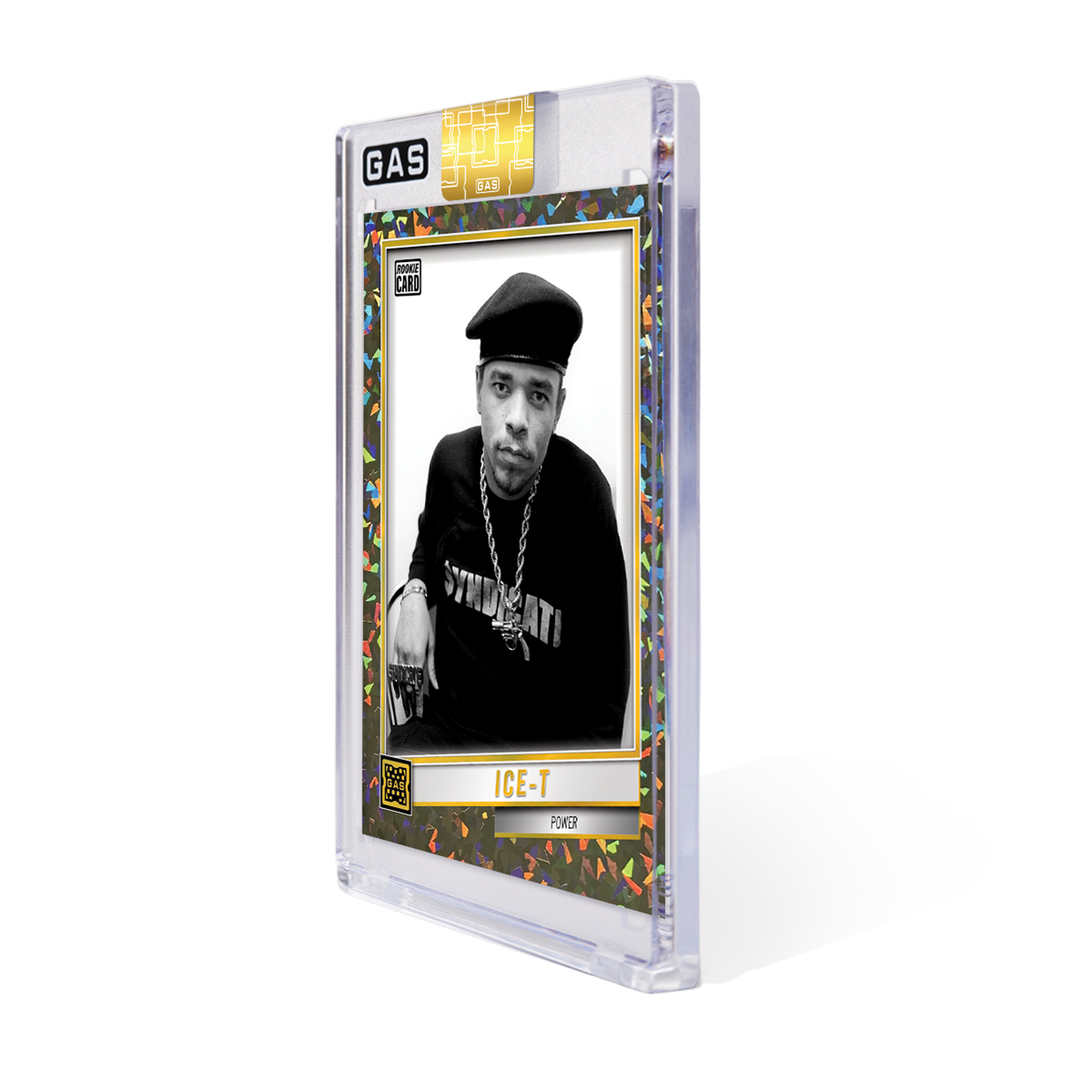 Alternate View 2 of Limited Edition Ice-T 2023 GAS Cracked Foil Prism Hip-Hop Tradin