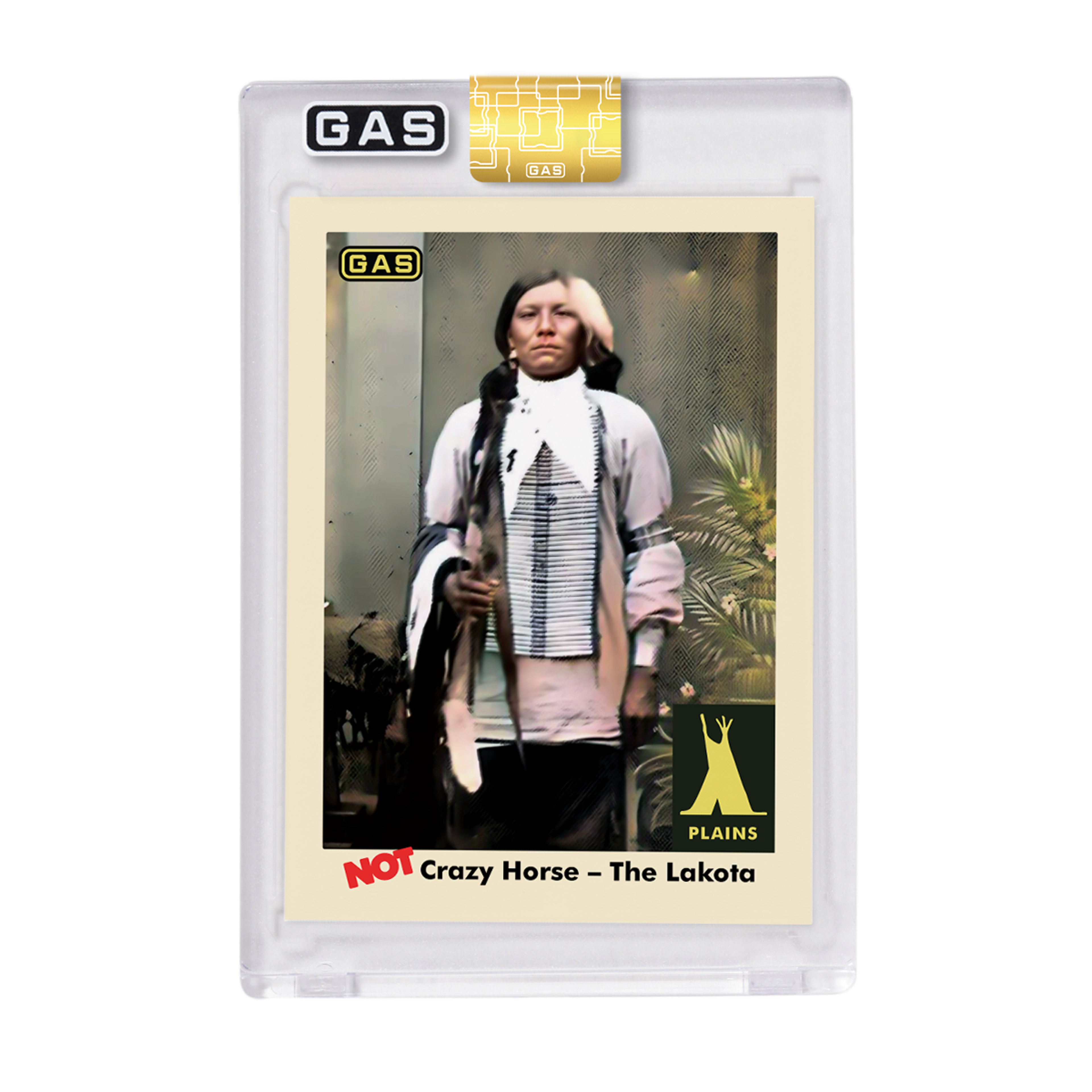 GAS Series 3 #25 NOT Crazy Horse Short Print Trading Card #’d 