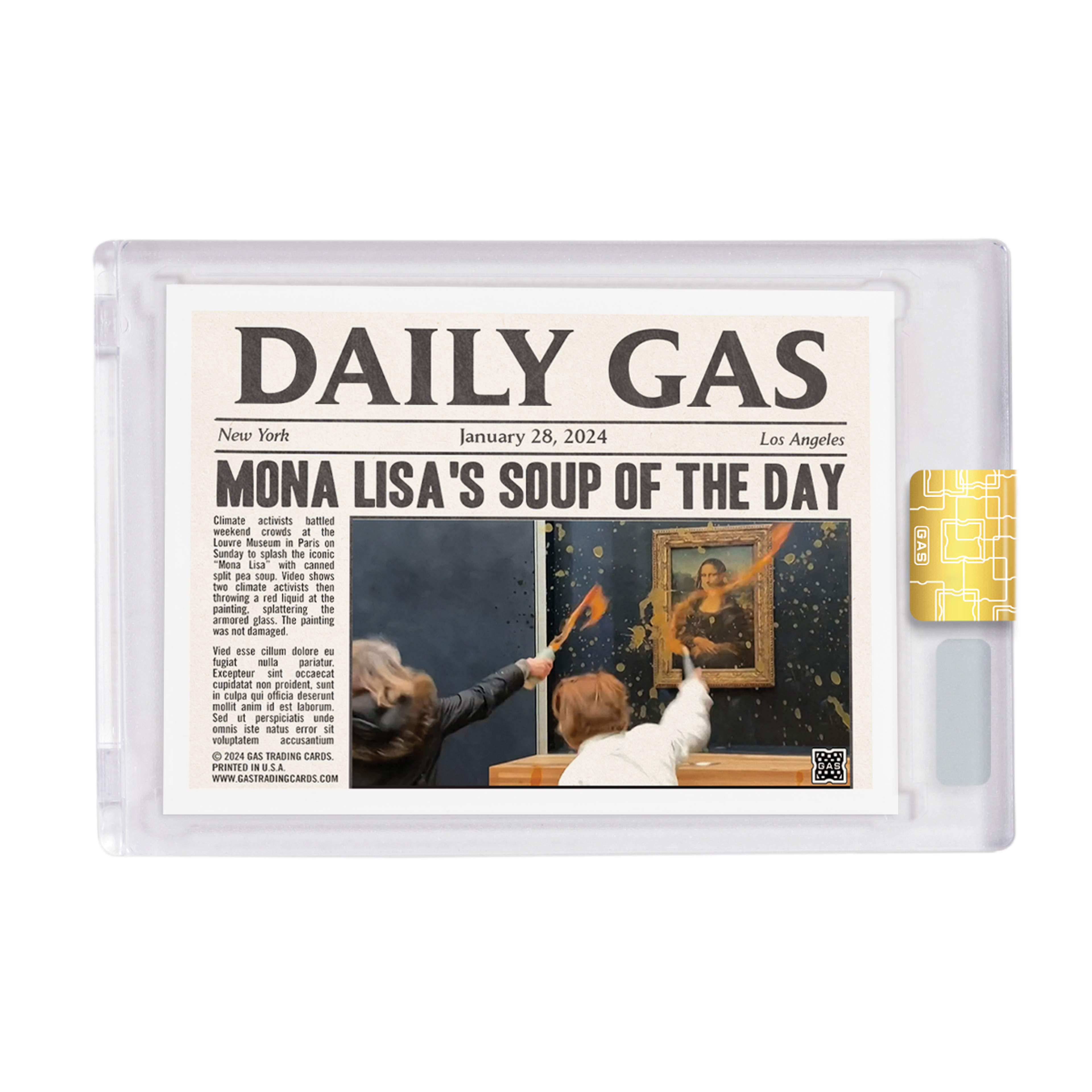 Alternate View 2 of Limited Edition GAS Mona Lisa’s Soup of the Day Cracked Foil P