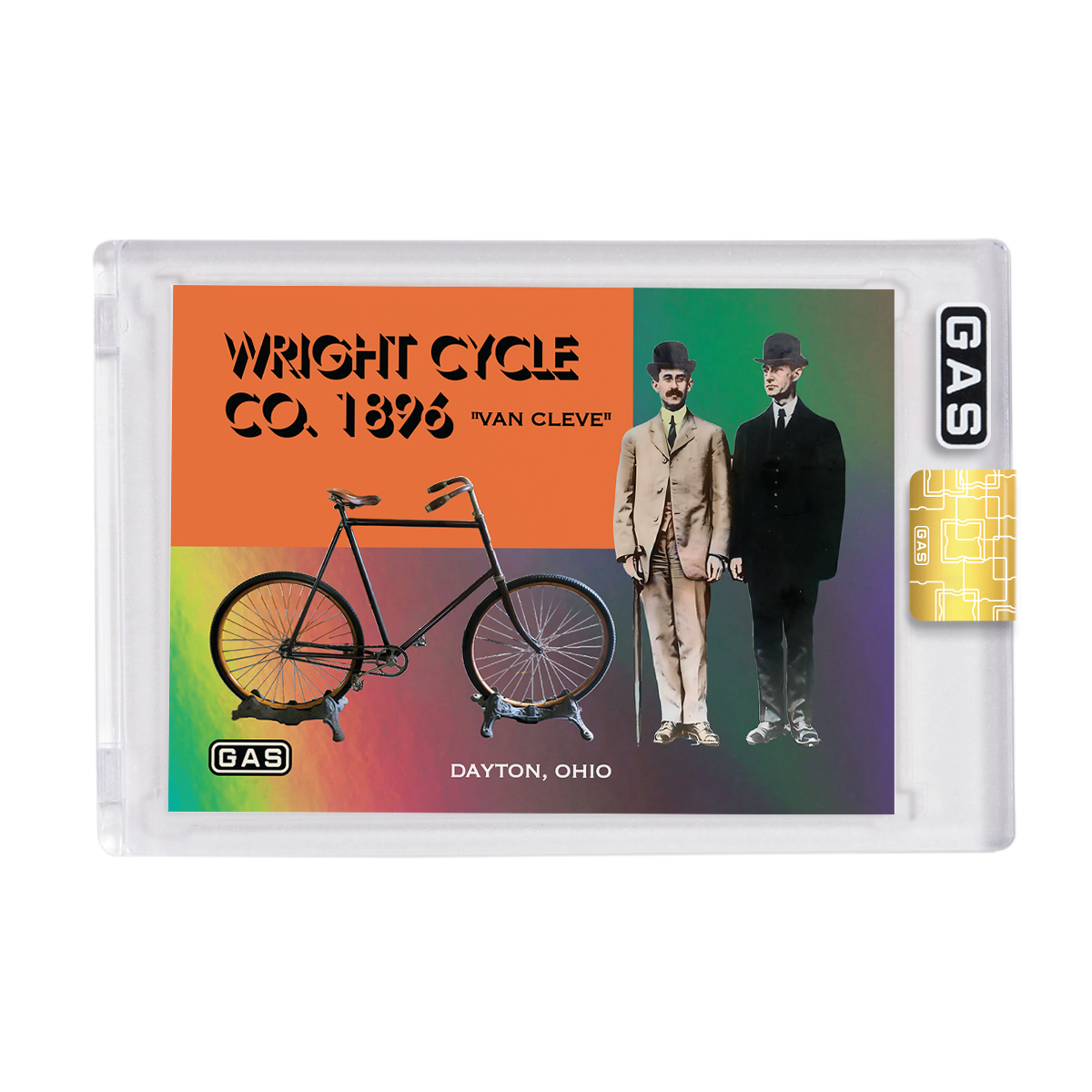 GAS Series 3 #27 Wright Brothers Rainbow Foil Prism Trading Card