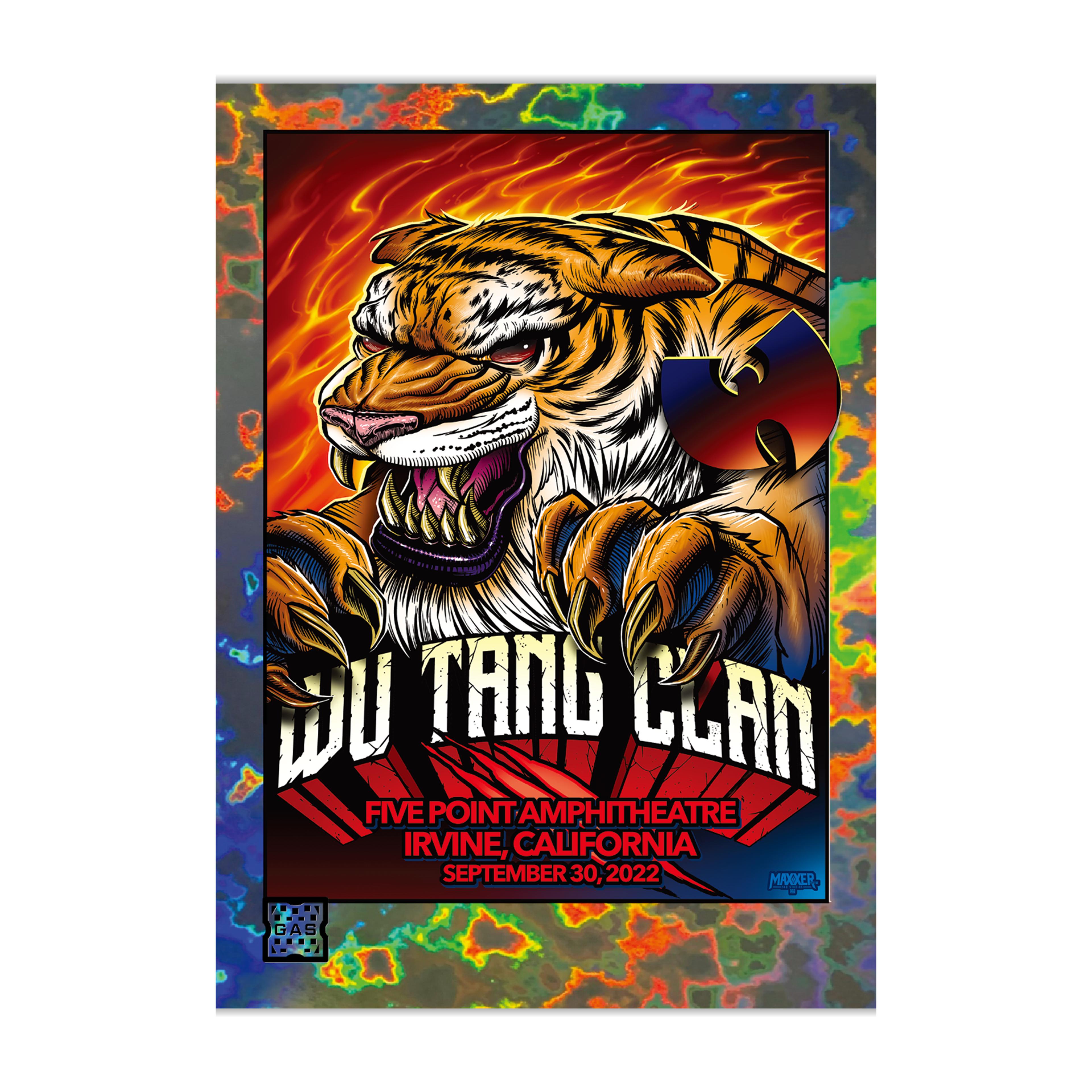 GAS Wu-Tang Clan Irvine, CA Limited Edition Magma Foil Card by M