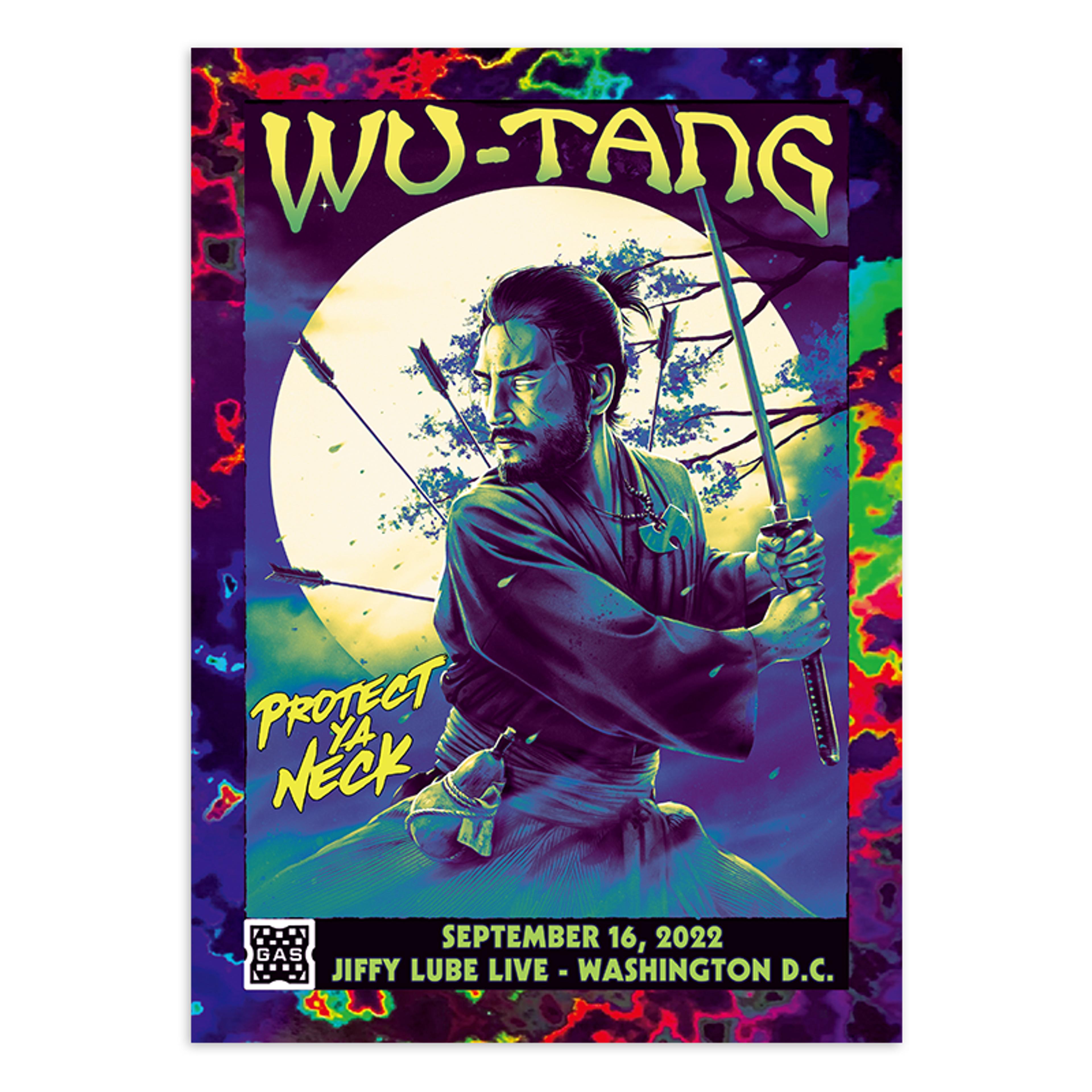GAS Wu-Tang Clan Washington, DC Limited Edition Magma Foil Card 