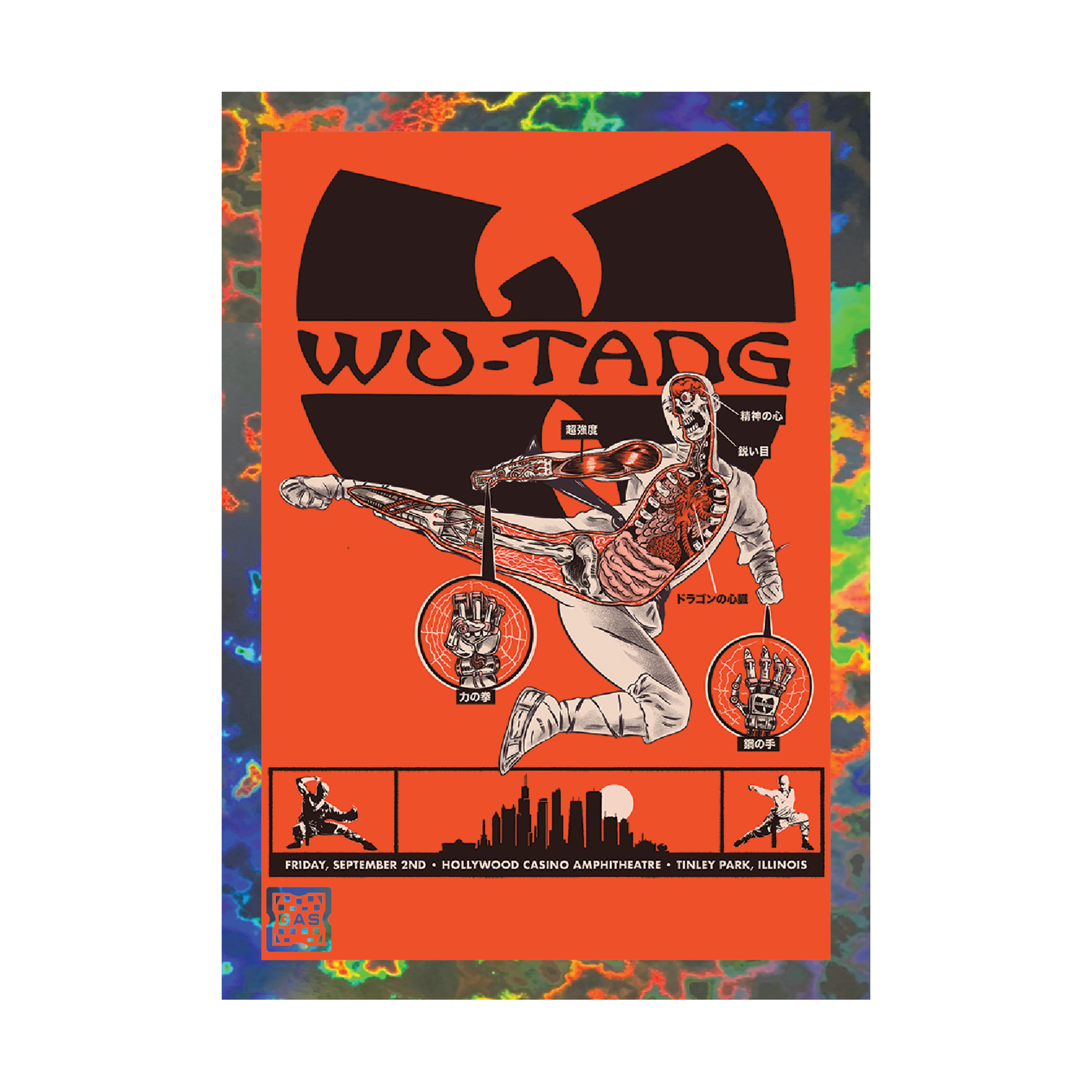 GAS Wu-Tang Clan Tinley Park, IL Limited Edition Magma Foil Card