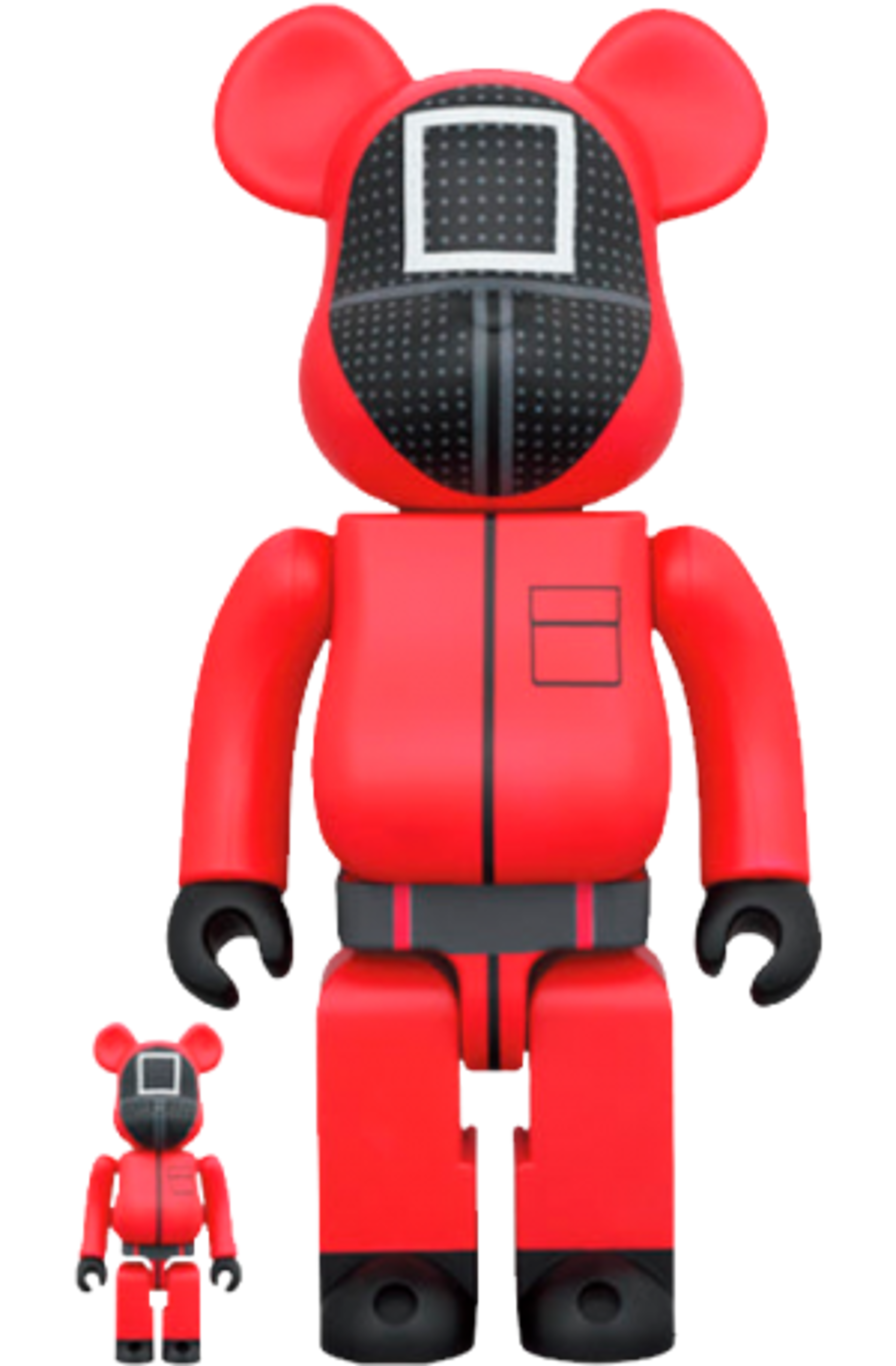 BE@RBRICK Squid Game Guard (Square) 100％ & 400％