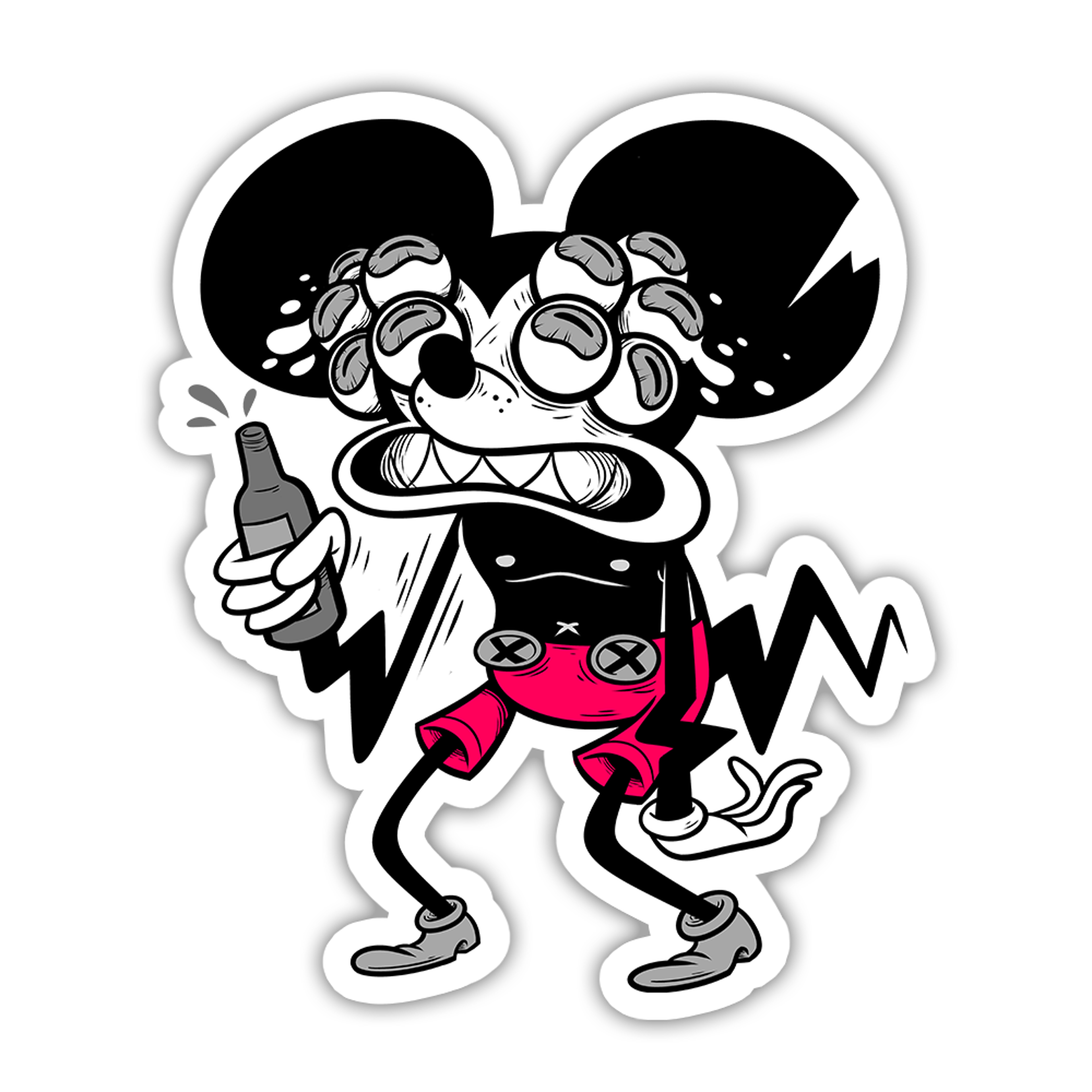 Sicky Mouse Sticker