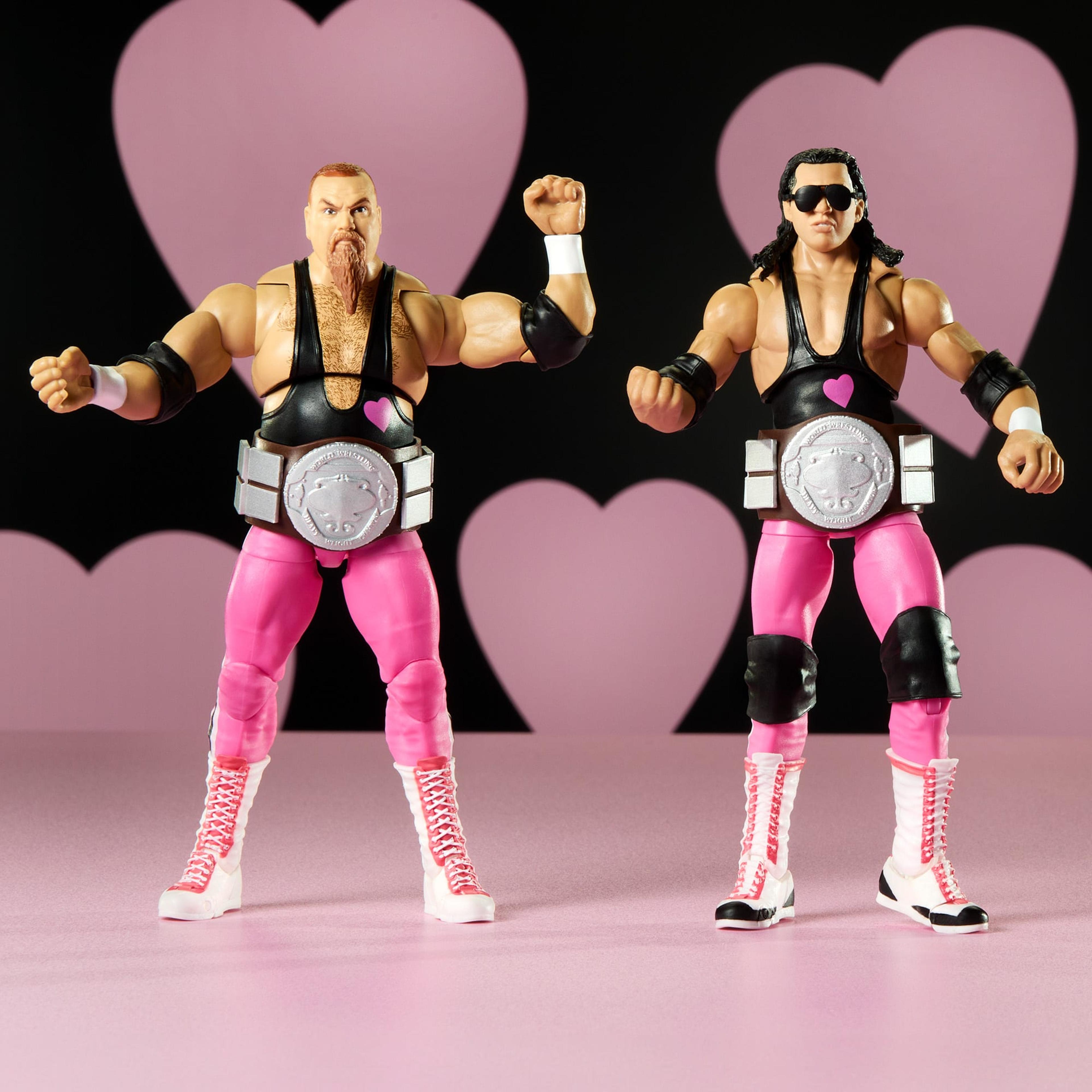 Alternate View 6 of WWE Coliseum Collection Hart Foundation Action Figure 2-Pack