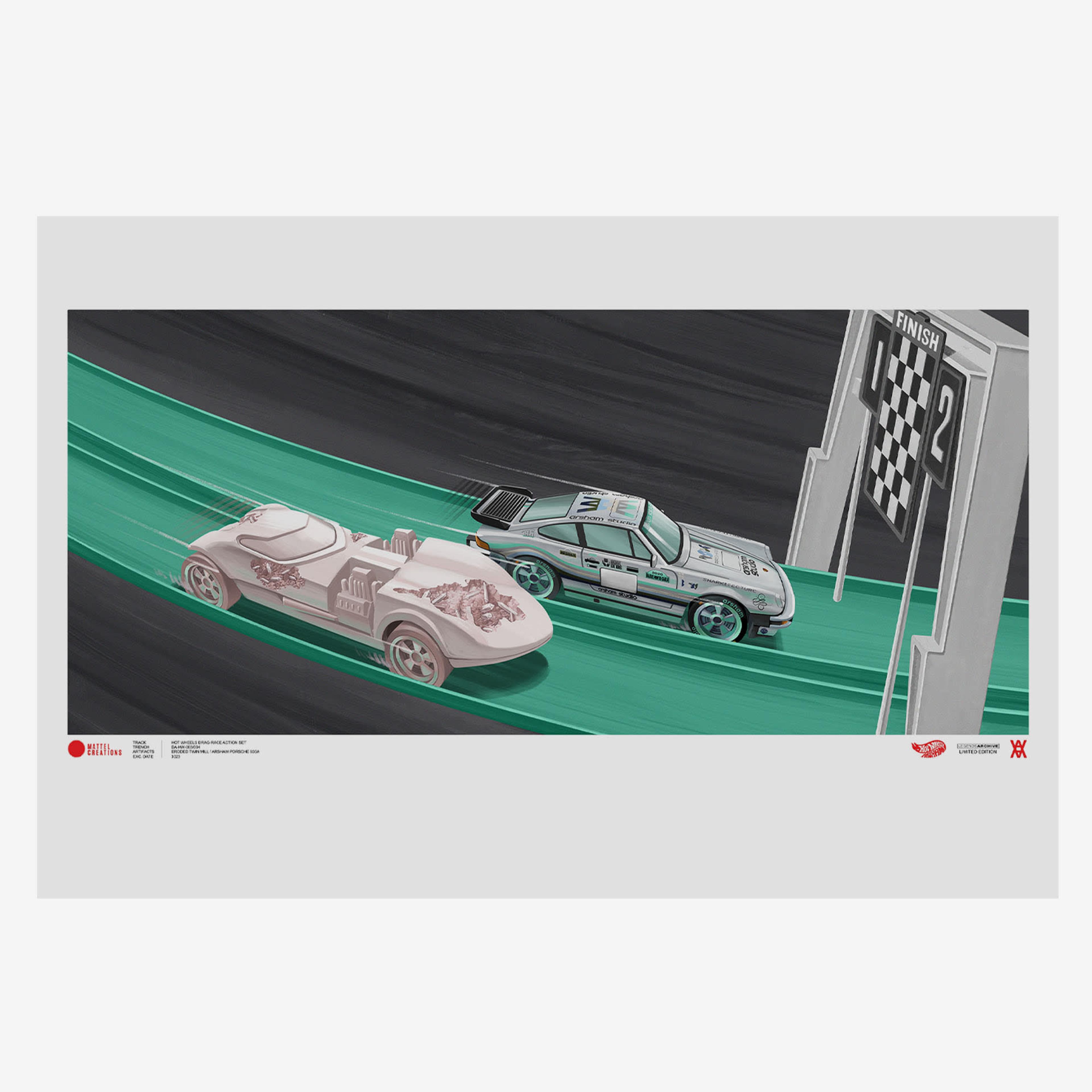 Alternate View 1 of Hot Wheels x Daniel Arsham Legends Archive Lap 3 Poster